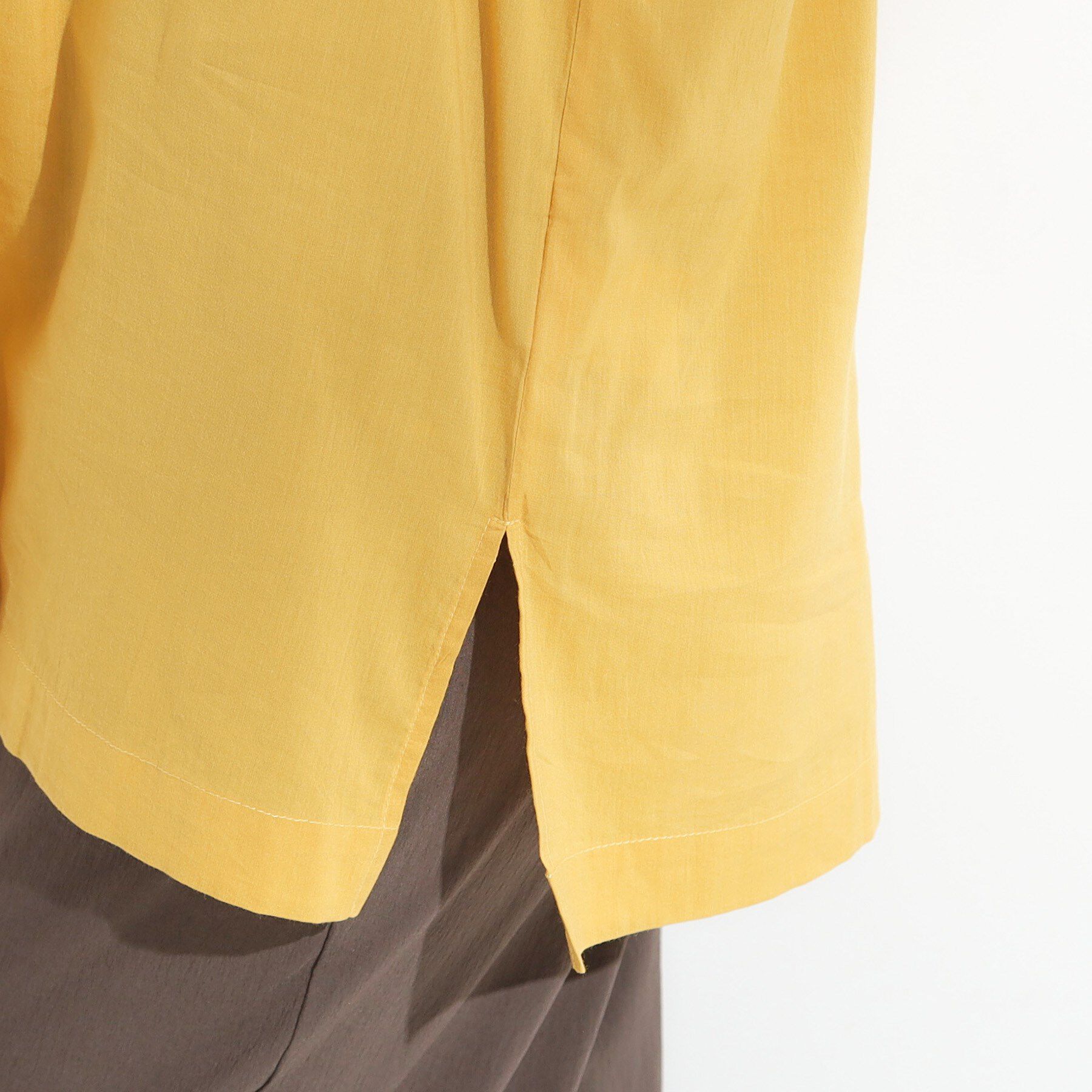 SHOO･LA･RUE「【S-LL】お袖デザインが華やか はしごレースチュニック」|チュニック|