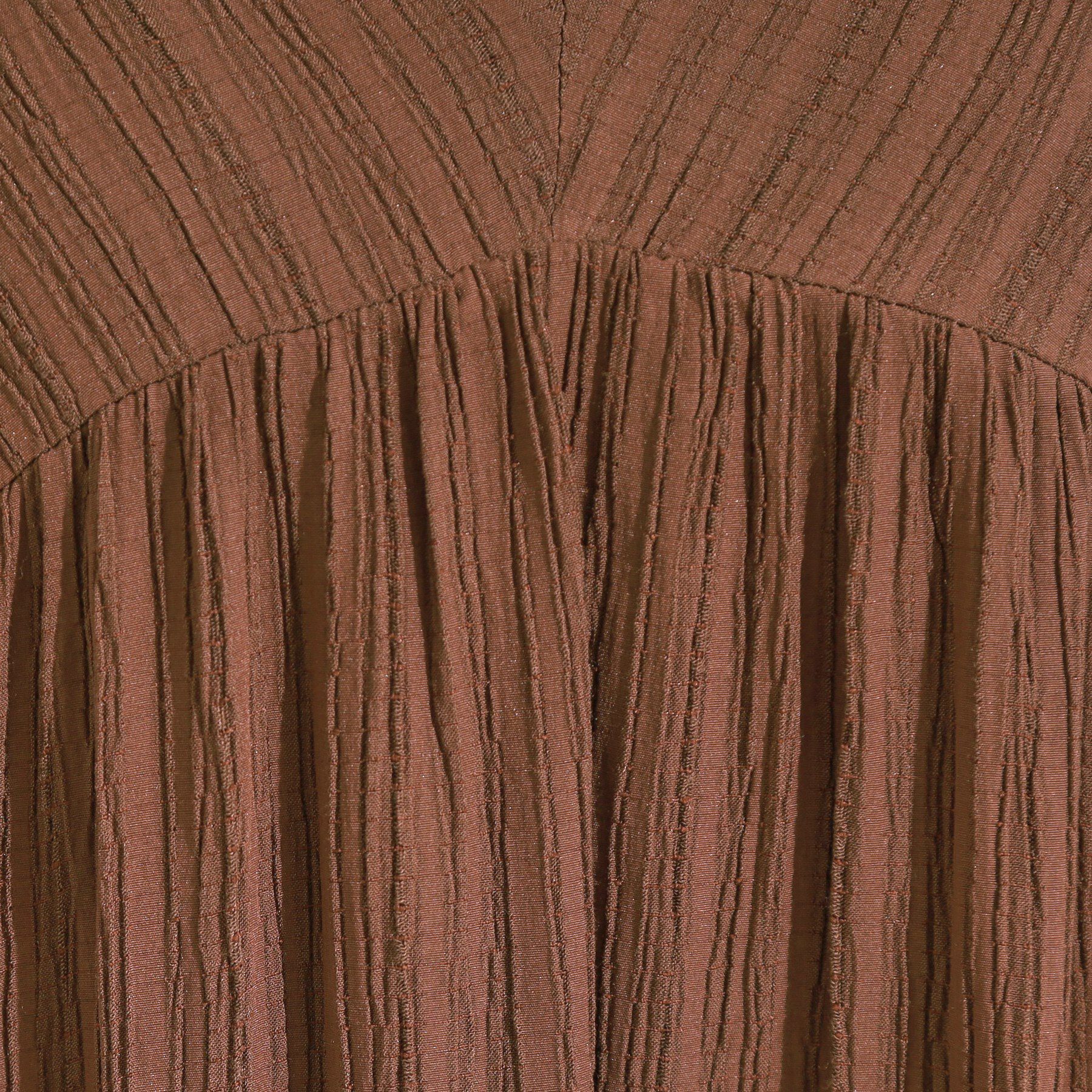 SHOO･LA･RUE「【S-LL】後ろ姿も抜かりなく 1枚でサマ見え ティアードワンピース」|ワンピース|