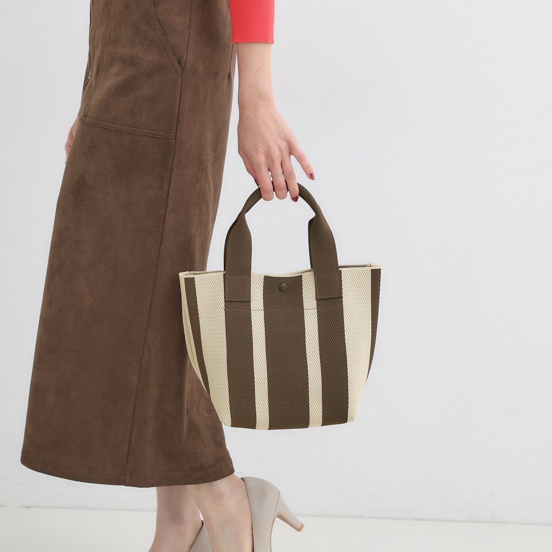 SHOO･LA･RUE「ニットランチトートバッグ」|トートバッグ|