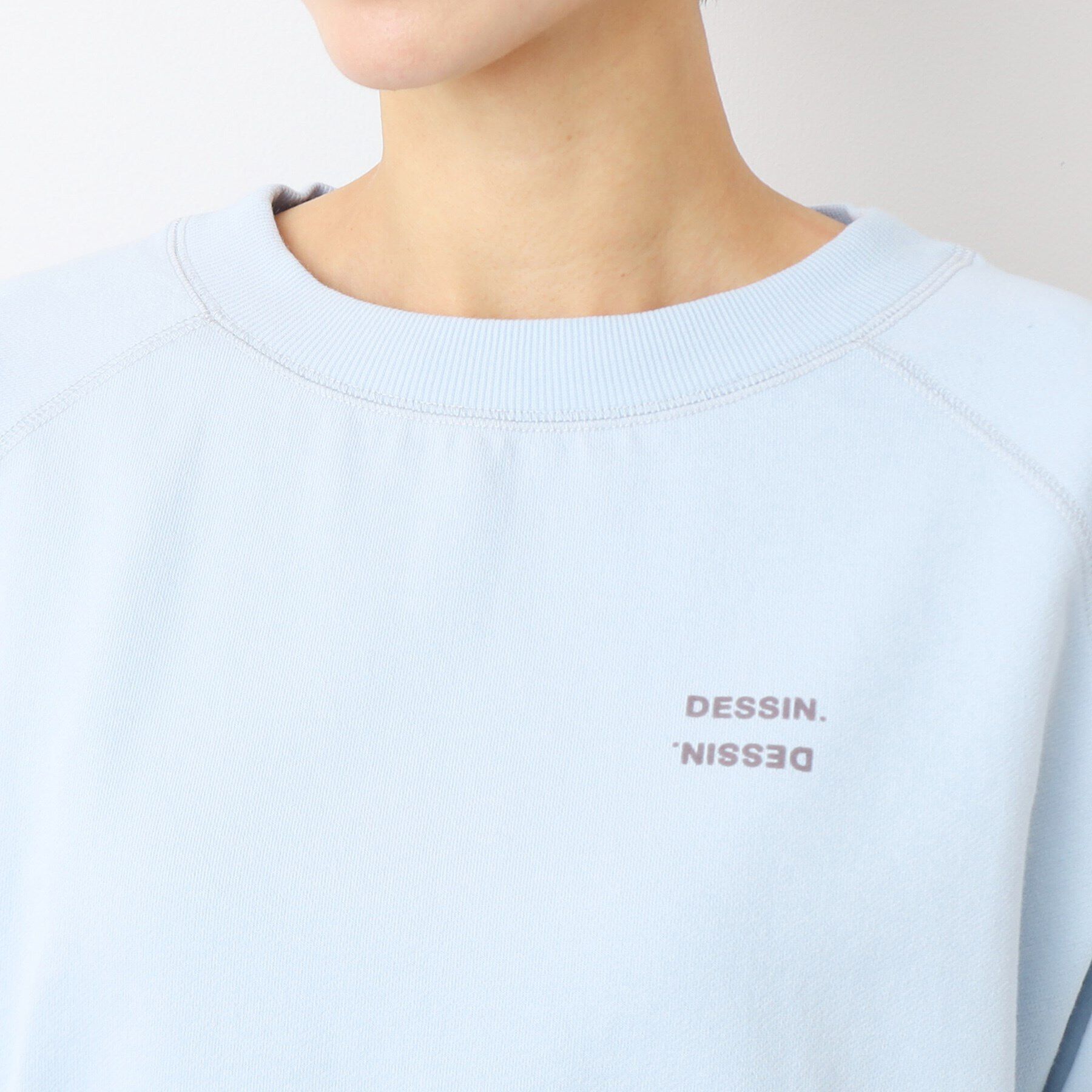 Dessin「【洗える】クロップド丈ロゴカットソー（S～L）」|Tシャツ・カットソー|