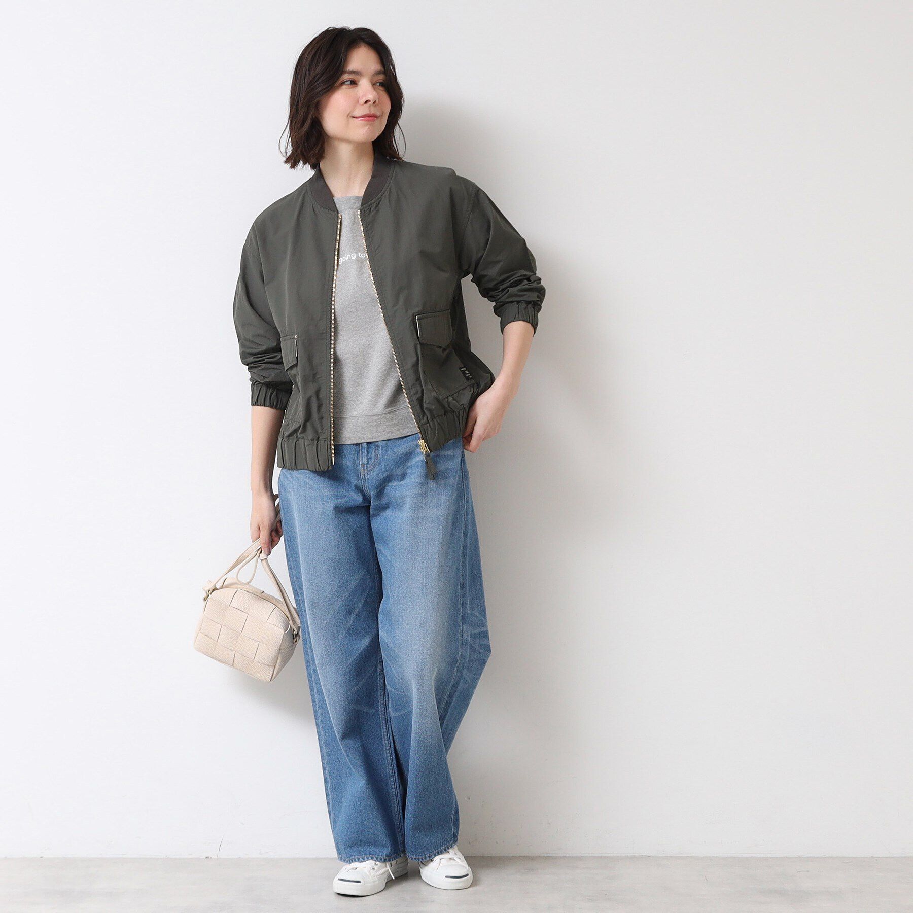 Dessin「【ユニセックス】リブブルゾン」|ブルゾン・スタジャン|