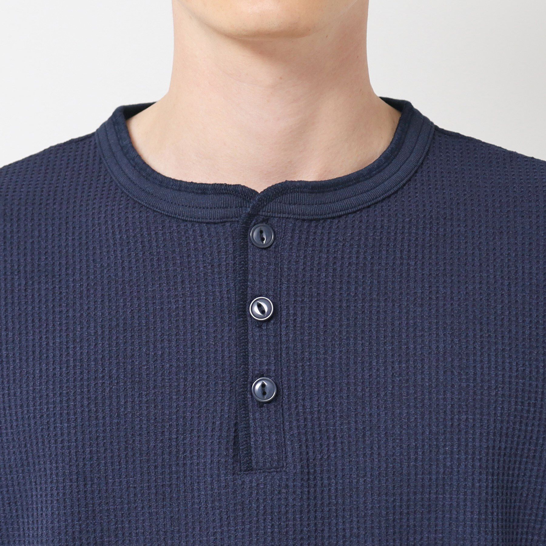 Dessin「【洗える】ワッフルロングスリーブTシャツ」|Tシャツ・カットソー|