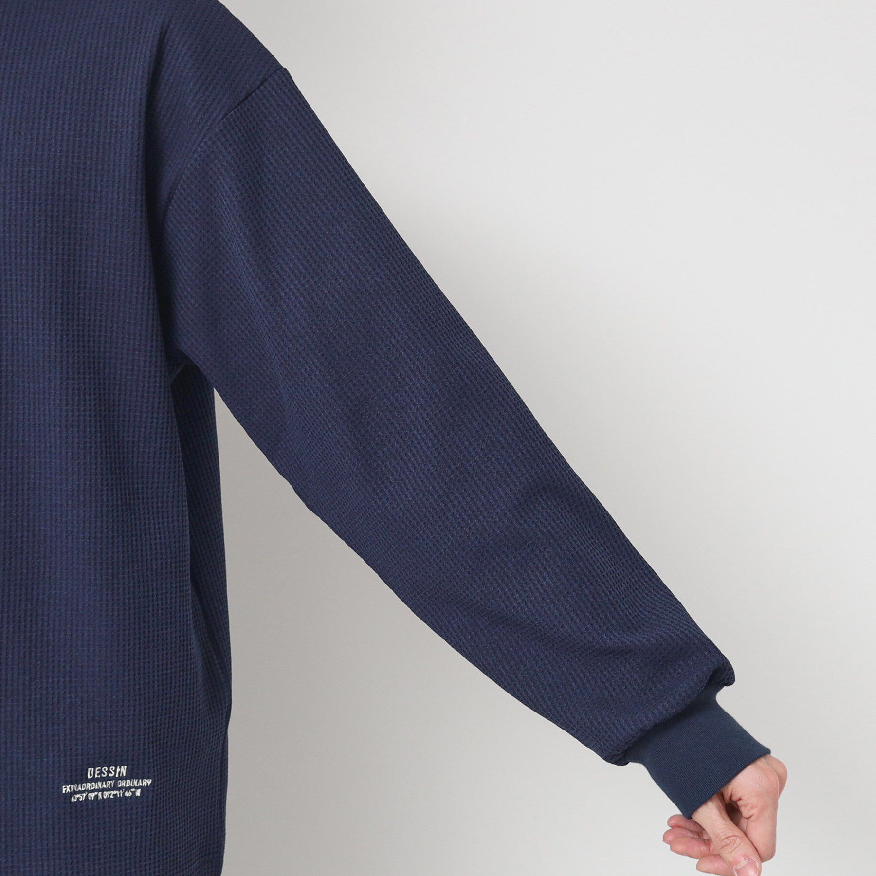 Dessin「【洗える】ワッフルロングスリーブTシャツ」|Tシャツ・カットソー|