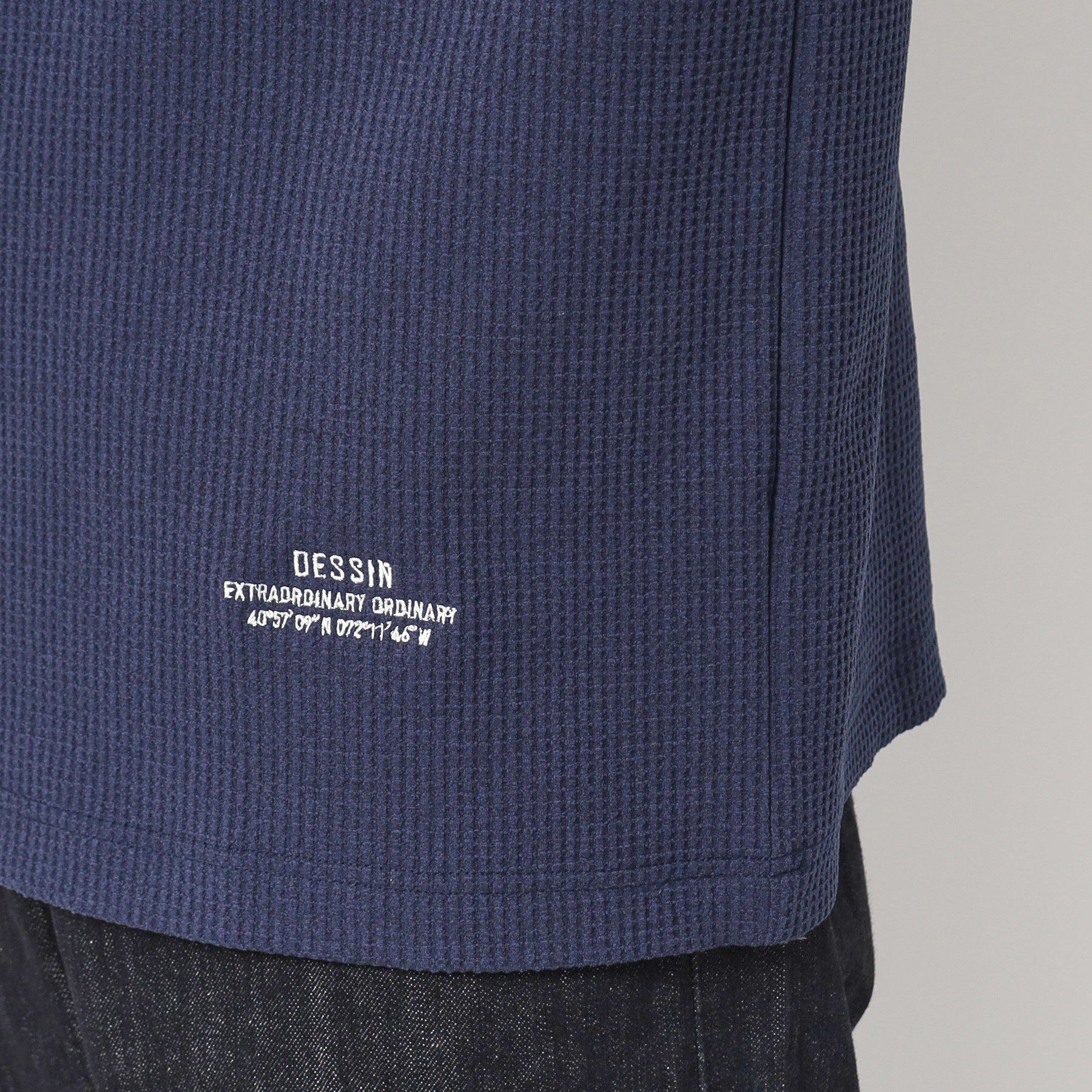 Dessin「【洗える】ワッフルロングスリーブTシャツ」|Tシャツ・カットソー|