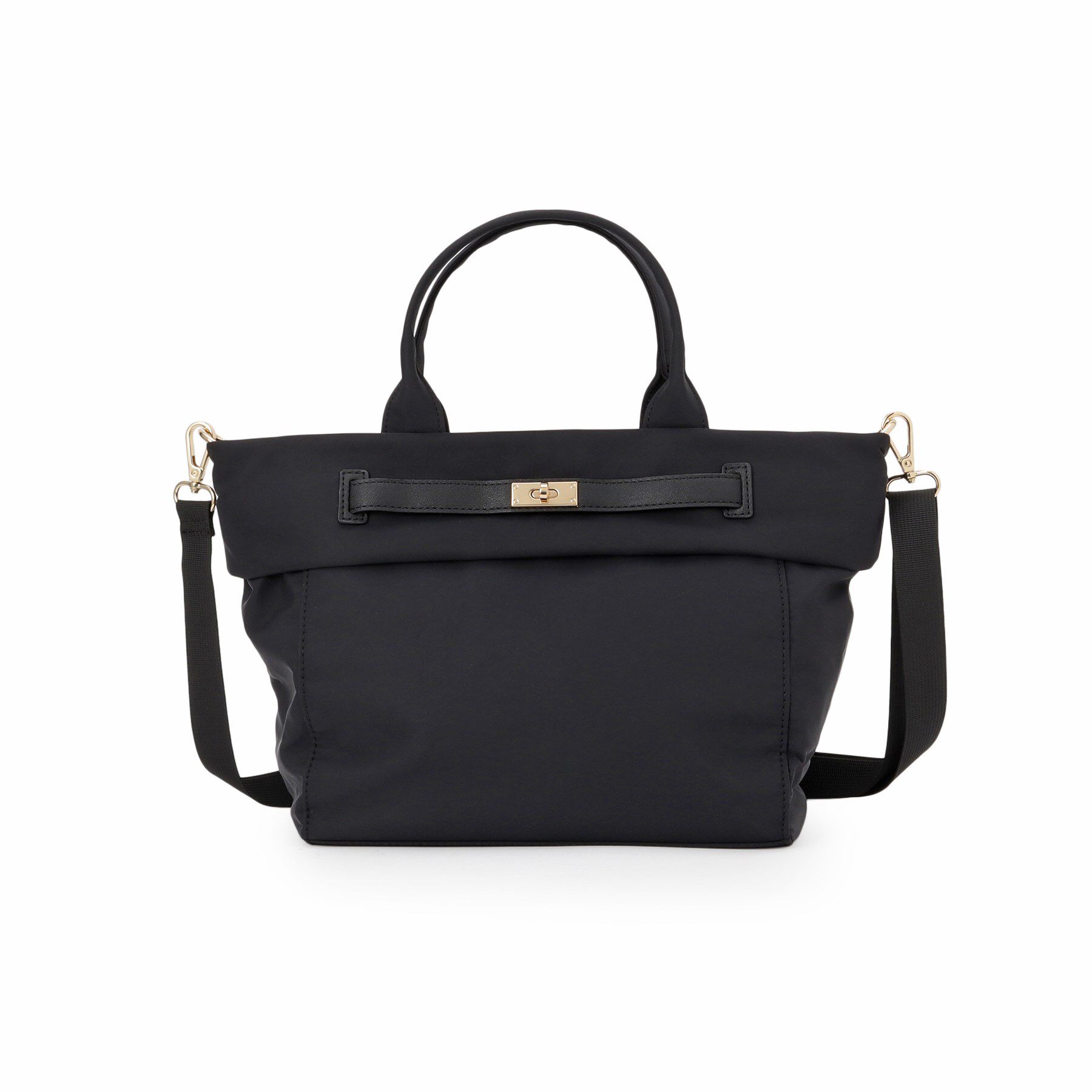 Dessin「【A4収納可・2WAY】ベルトデザインナイロン2WAYトート」|トートバッグ|