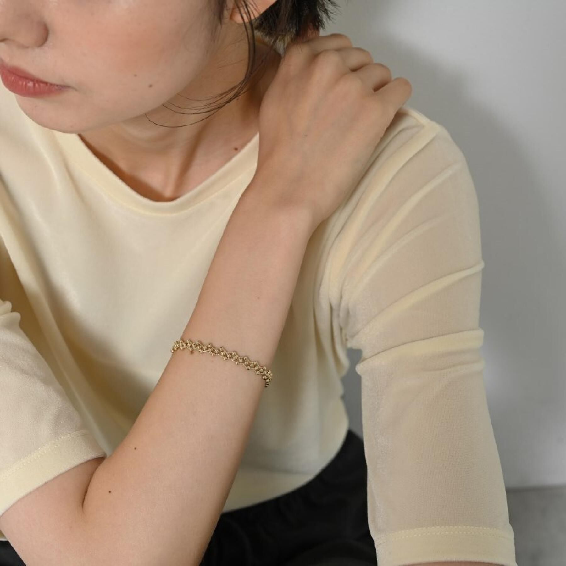 Dessin「デザインチェーンブレスレット」|ブレスレット・バングル|ゴールド(007)