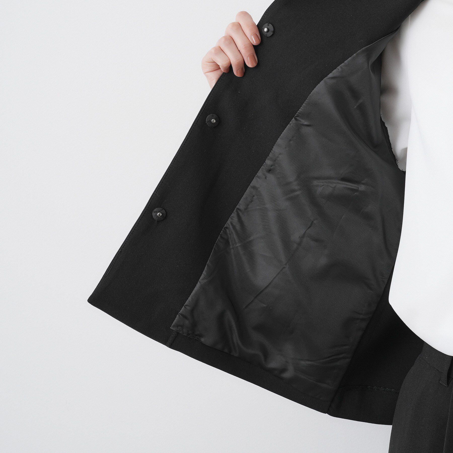 Dessin「【入卒／セレモニー／セットアップ可能】テントラインダブルクロスジャケット」|ノーカラージャケット|