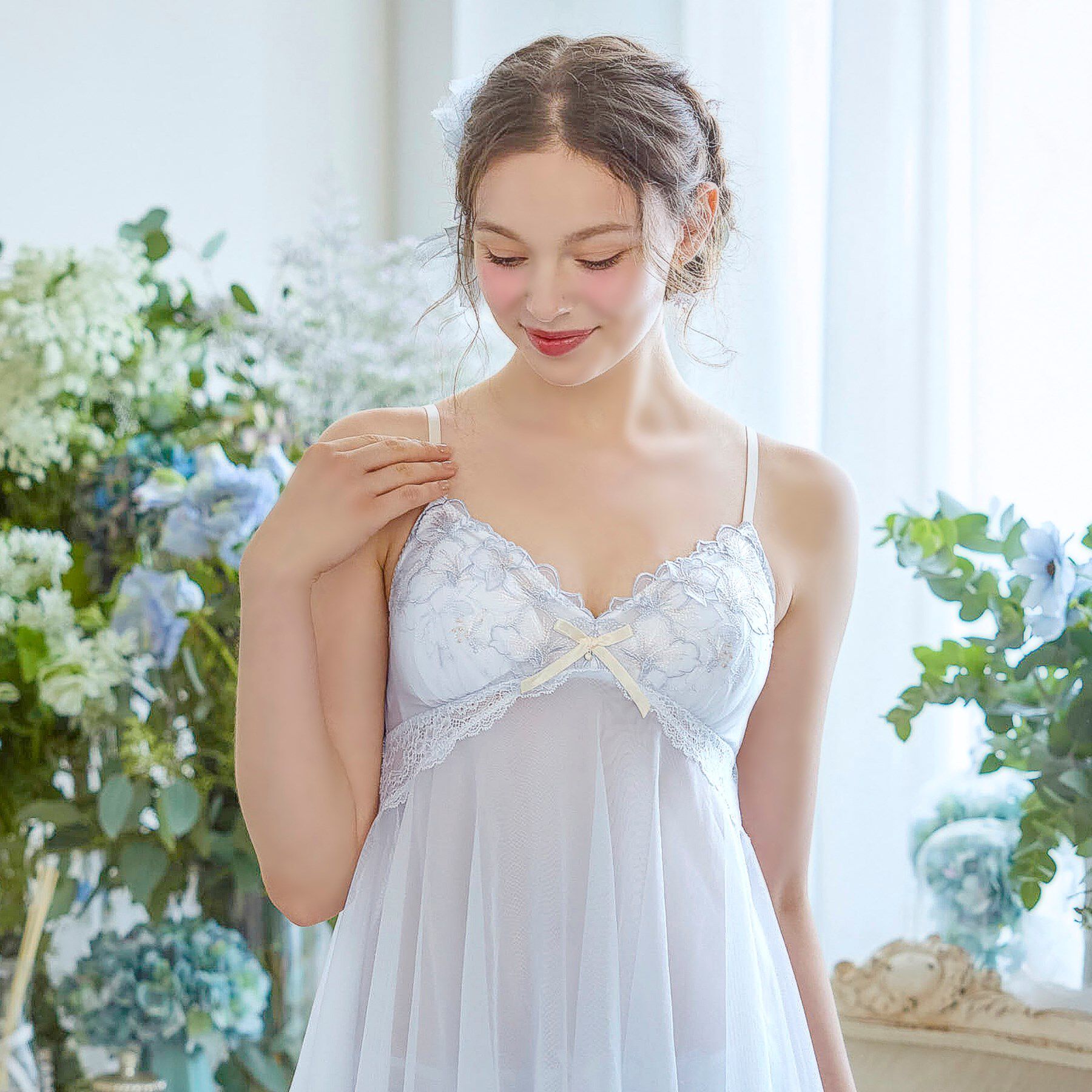 Risa Magli「ナーラ カップ付スリップ」|キャミソール|