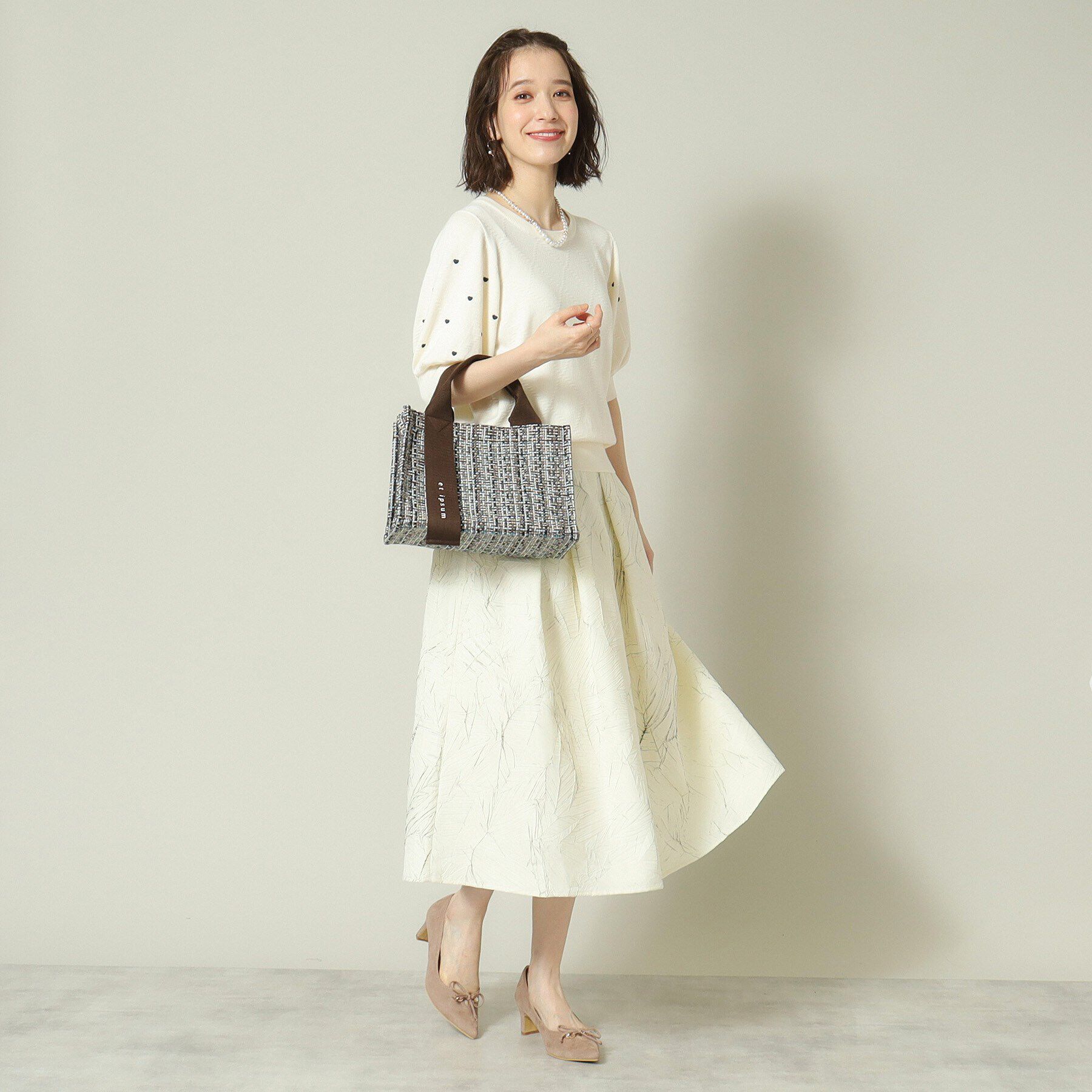 ITS&rsquo;DEMO「【通勤／手洗い可】ハート刺繍ニット」|ニット・セーター|