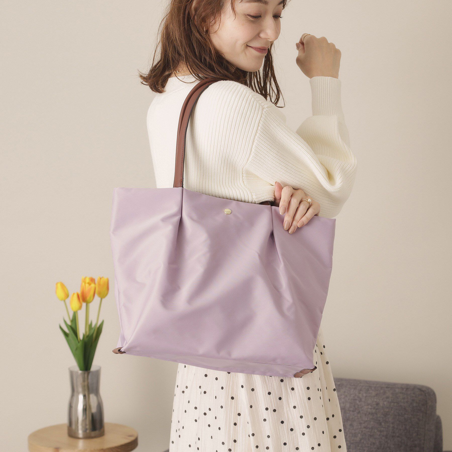 ITS&rsquo;DEMO「【通勤】肩楽PC収納A4トート」|トートバッグ|