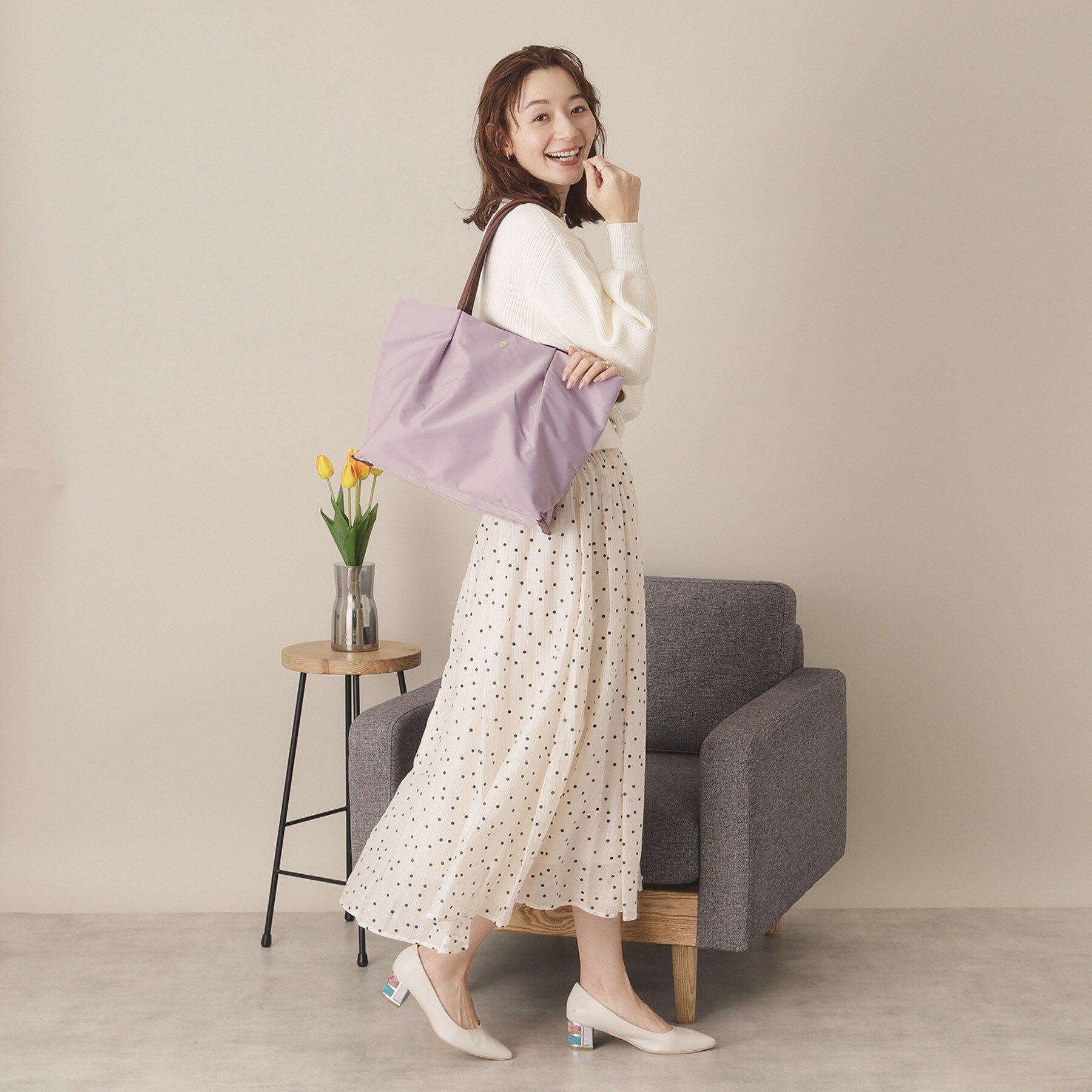 ITS&rsquo;DEMO「【通勤】肩楽PC収納A4トート」|トートバッグ|