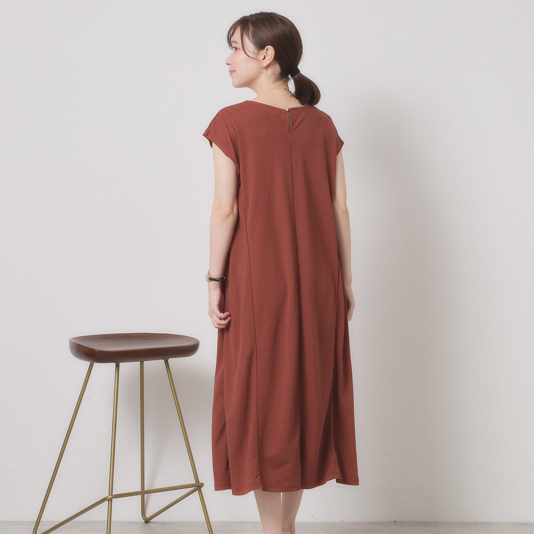 ITS&rsquo;DEMO「【接触冷感／洗濯機OK】カノコカットフレアワンピース」|ワンピース|