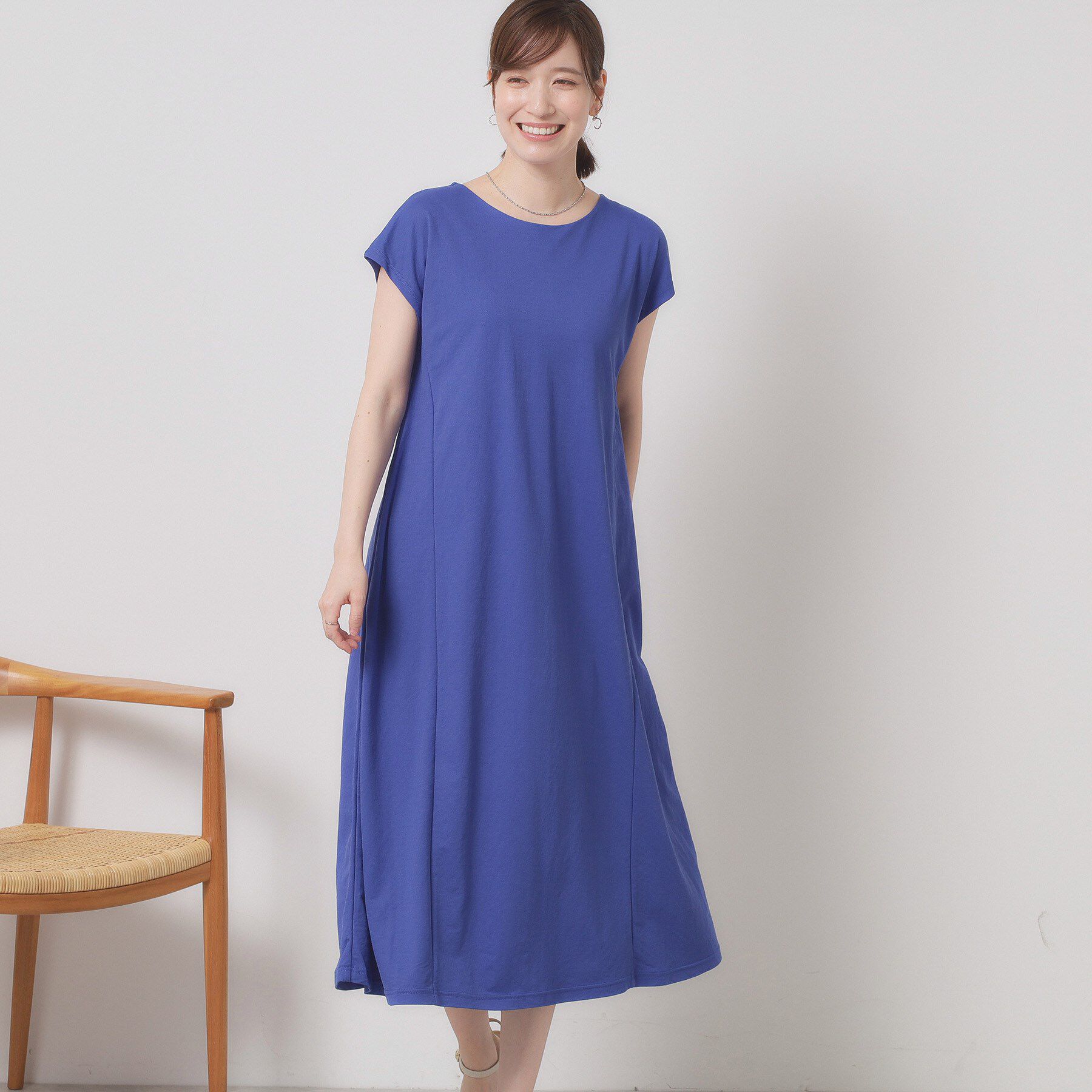 ITS&rsquo;DEMO「【接触冷感／洗濯機OK】カノコカットフレアワンピース」|ワンピース|