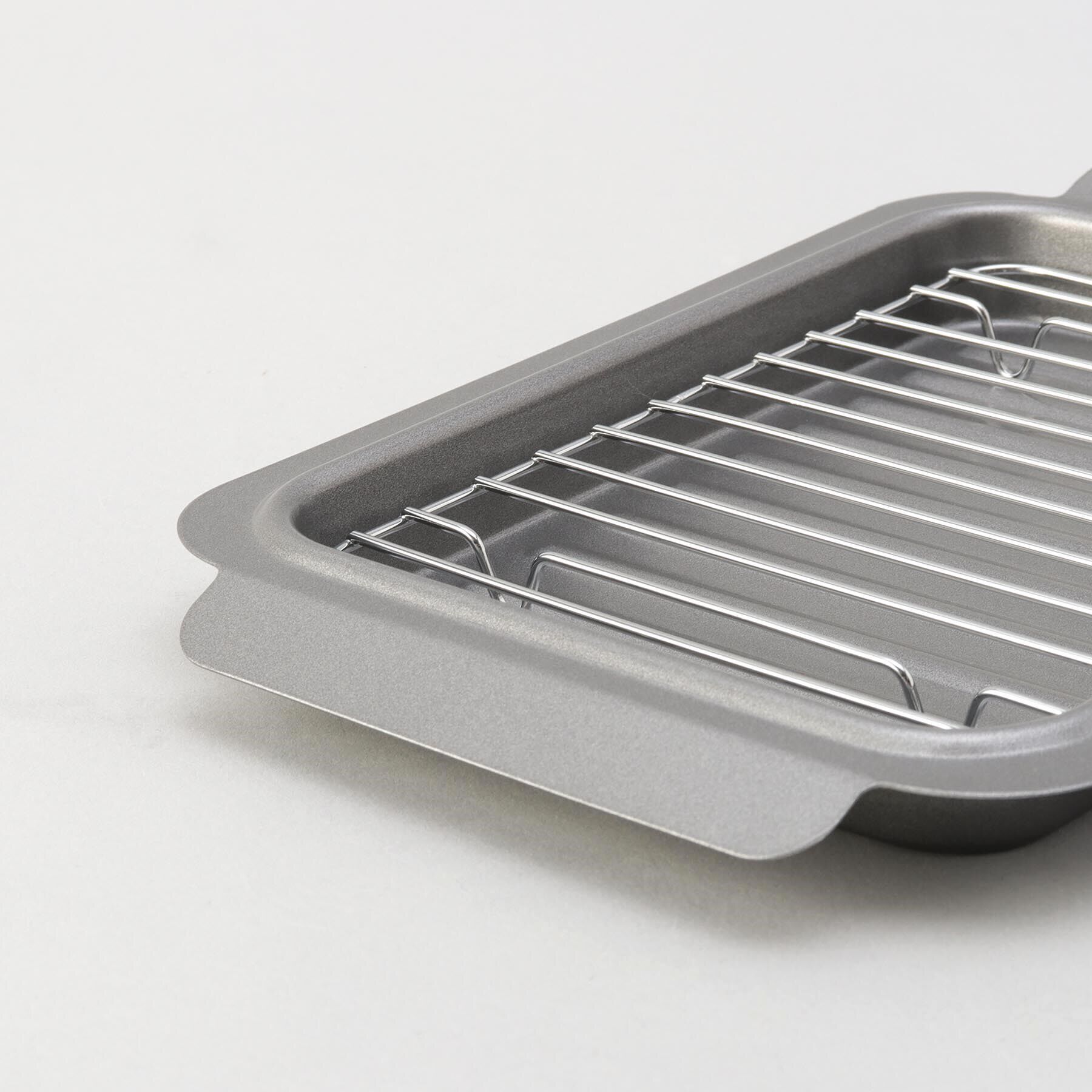 212 KITCHEN STORE「ポコフリット IH対応角型揚げ鍋ワイド(温度計・アミ付)」|食器・キッチングッズ|