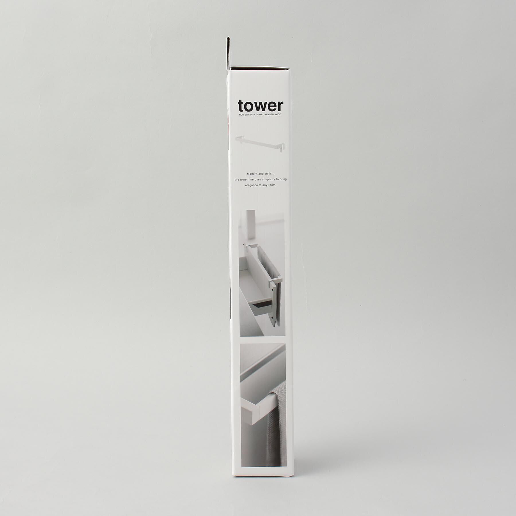 212 KITCHEN STORE「滑り落ち防止キッチンタオルハンガーバー ワイド WH 山崎実業 ＜tower タワー＞」|食器・キッチングッズ|