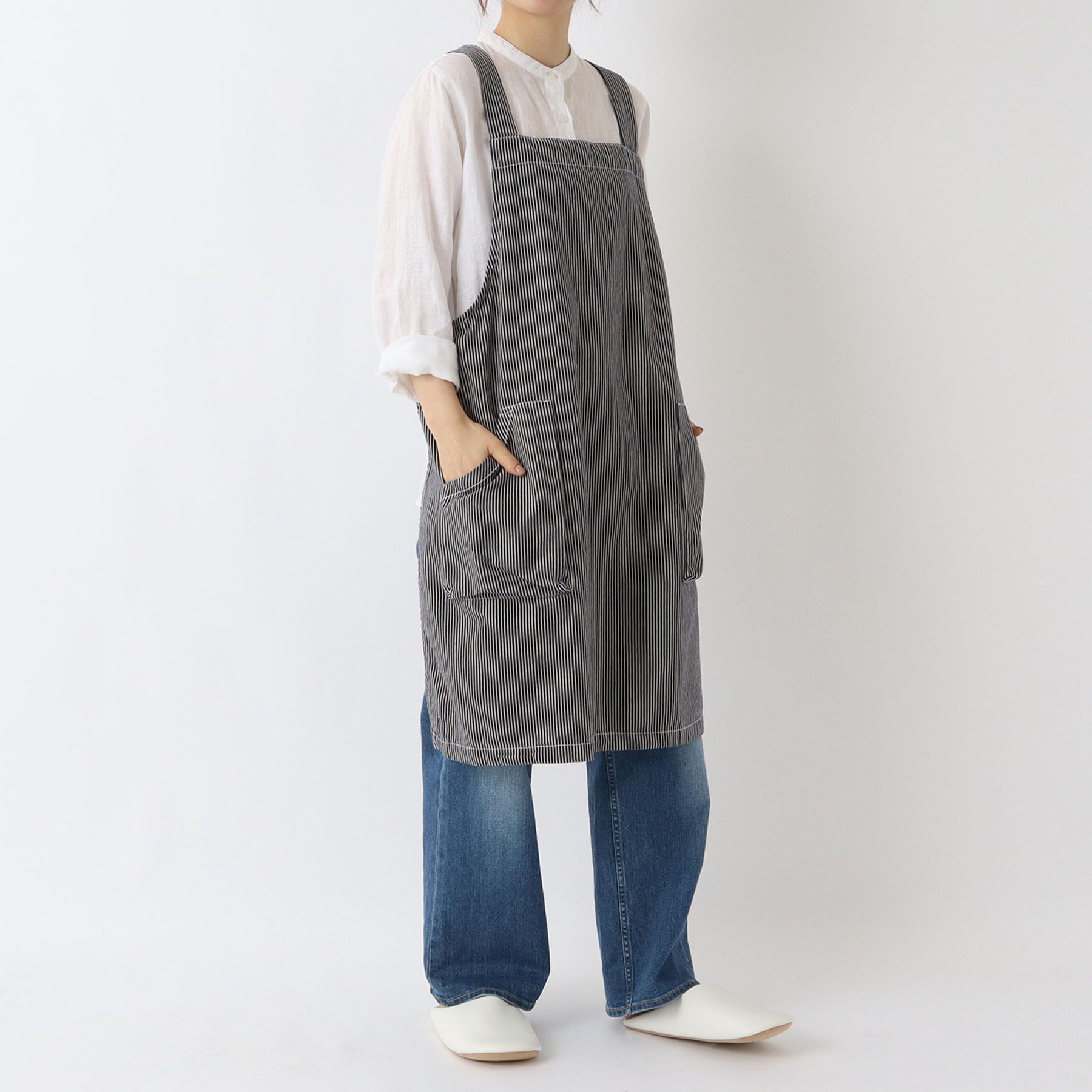 212 KITCHEN STORE「レガッタエプロン ヒッコリー」|食器・キッチングッズ|