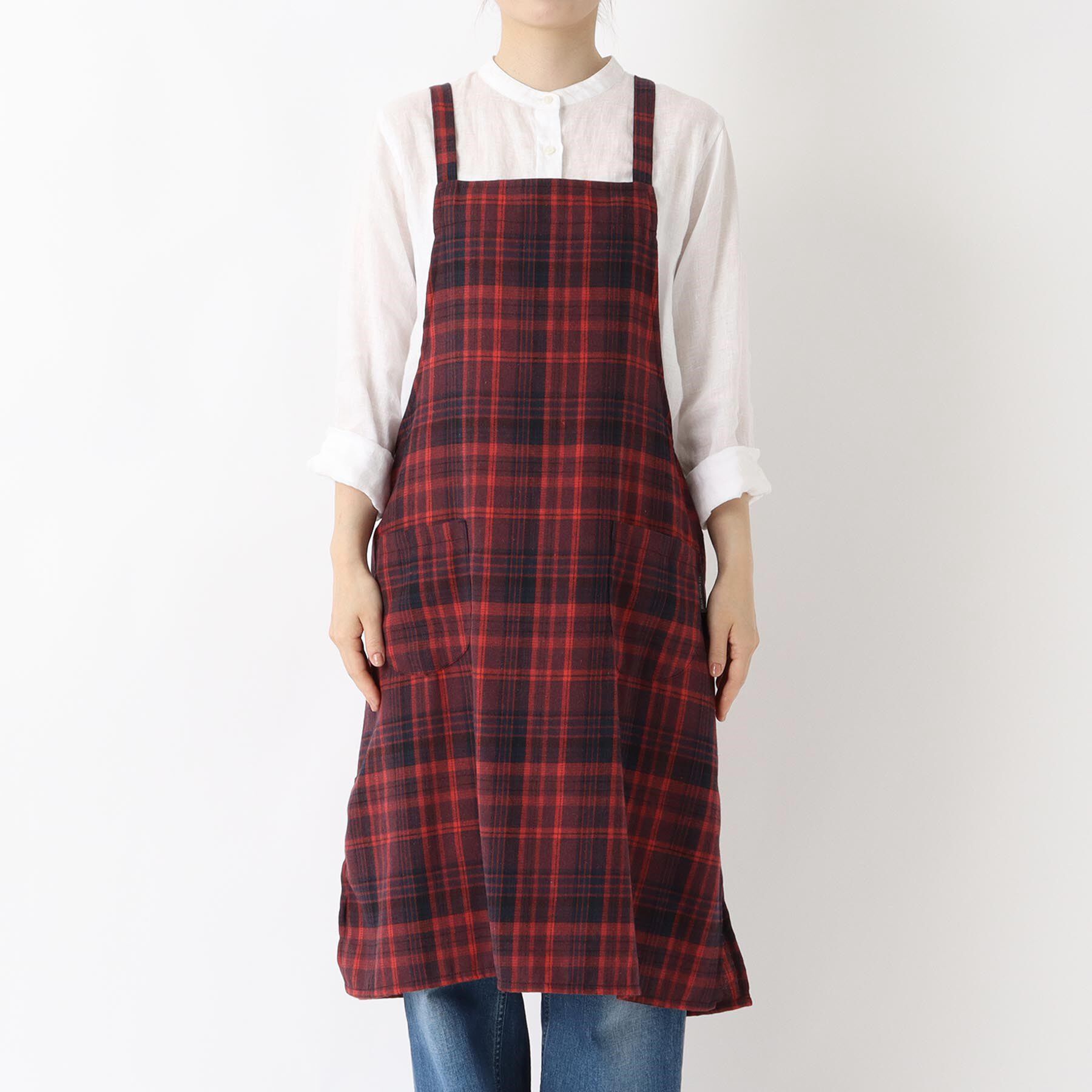 212 KITCHEN STORE「タータンチェックエプロン RD」|食器・キッチングッズ|