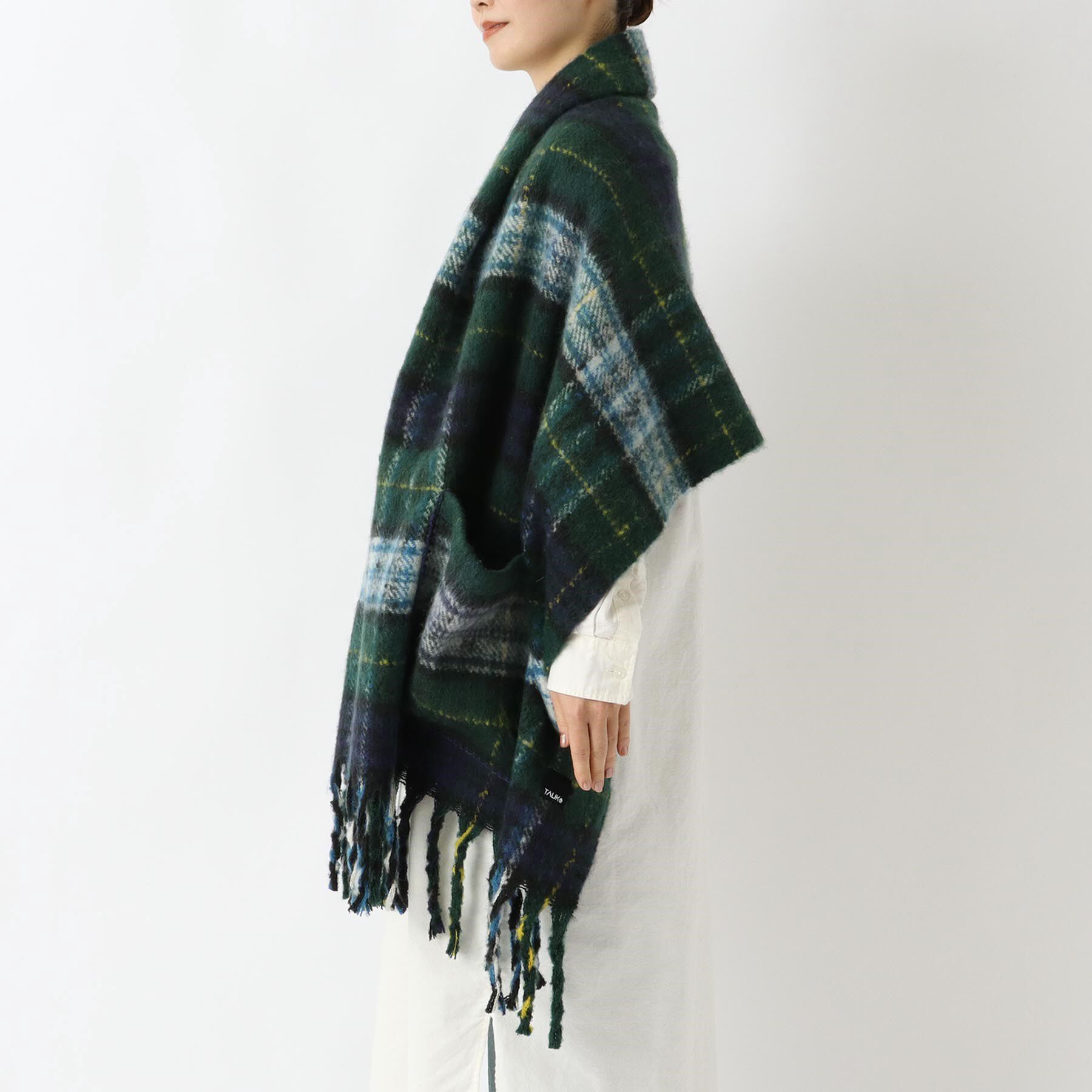 212 KITCHEN STORE「ポケットブランケット タータンネイビー」|ブランケット|