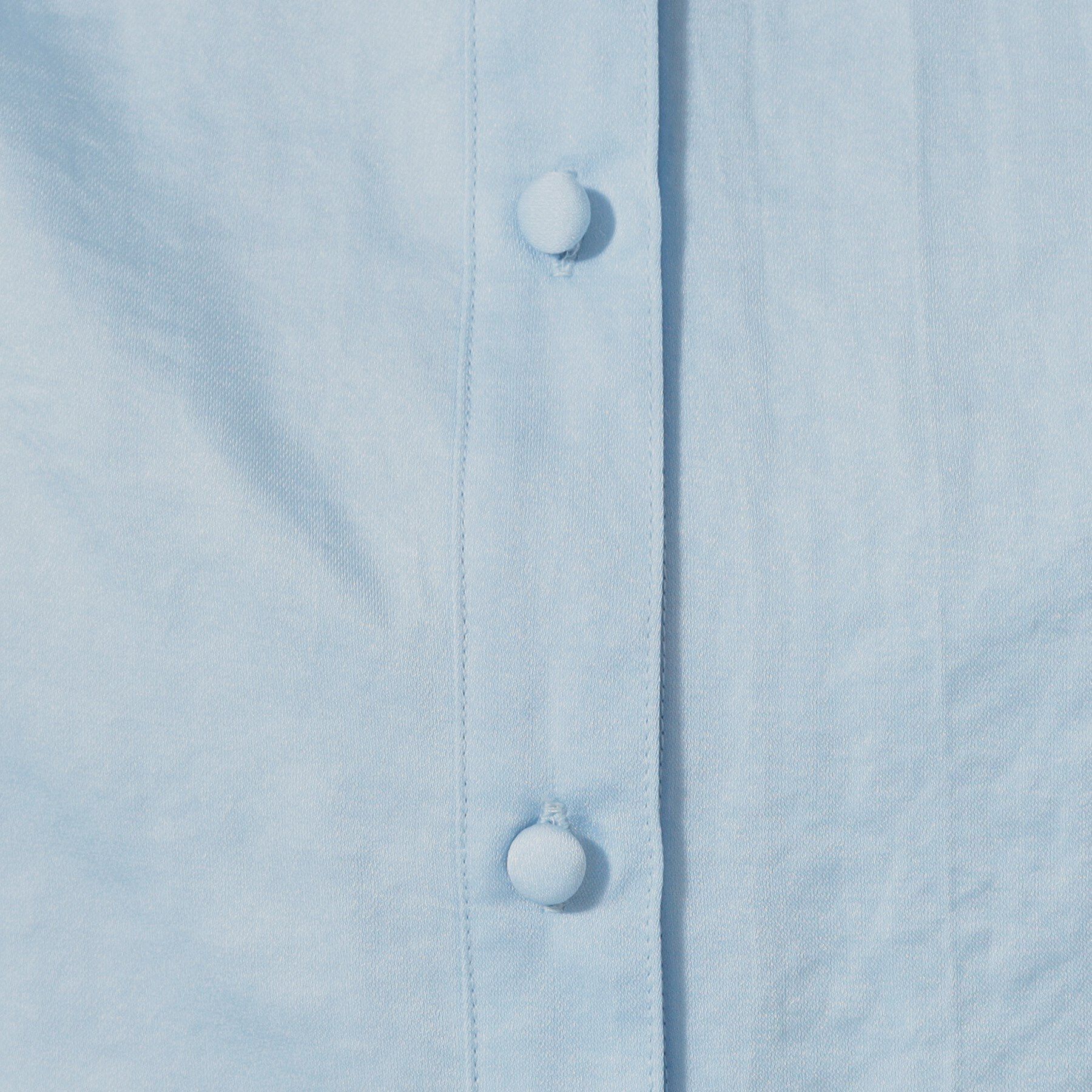 SunaUna「【衿フリル／パフスリーブ】ヴィンテージサテンブラウス」|シャツ・ブラウス|