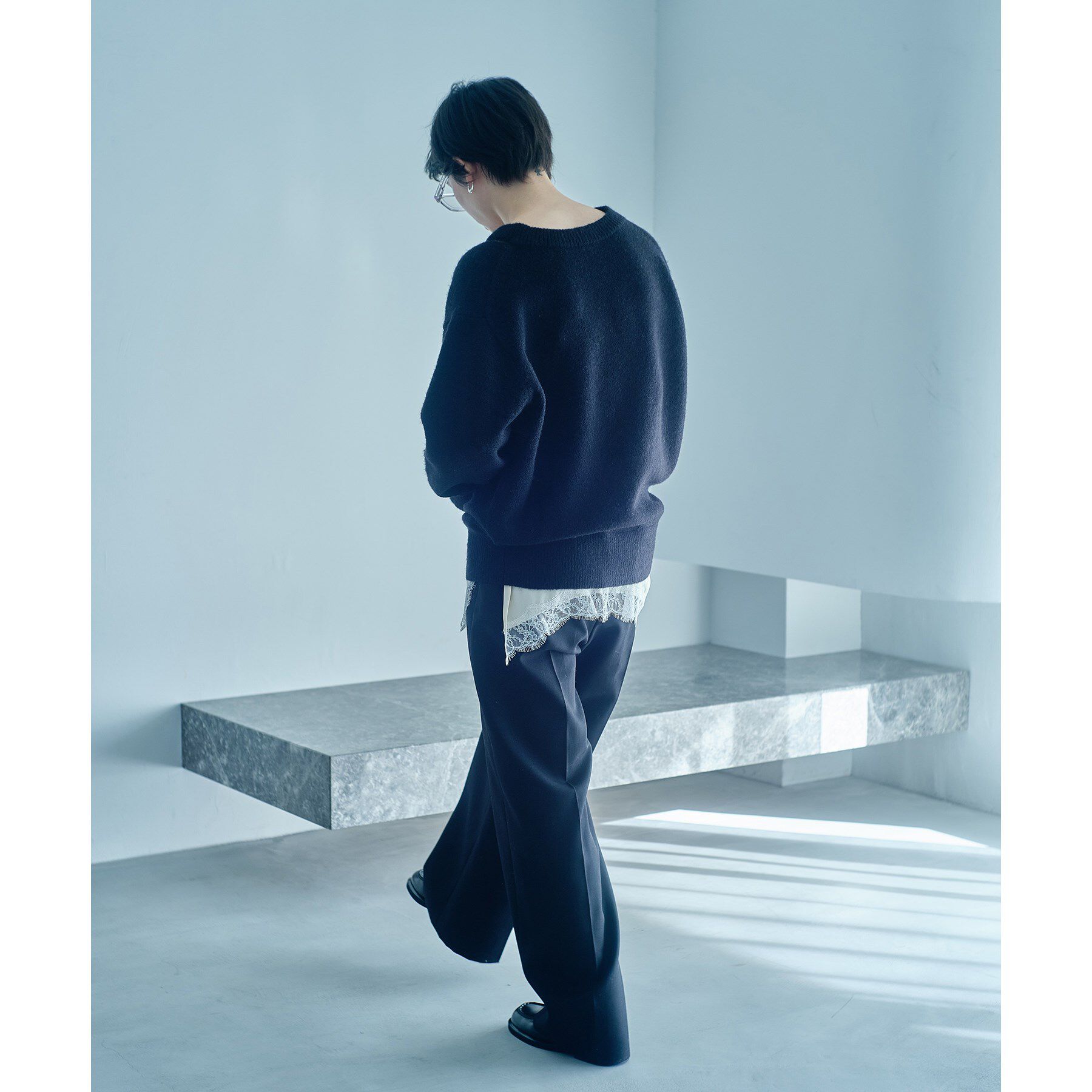 CODE A「M cloudy over V pullover」|ニット・セーター|