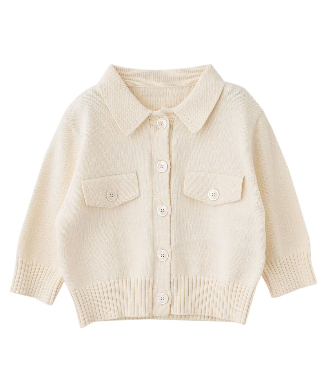 COCO DEAL「リリヤーンハーフスリーブニットカーディガン」|ニット・セーター|アイボリー