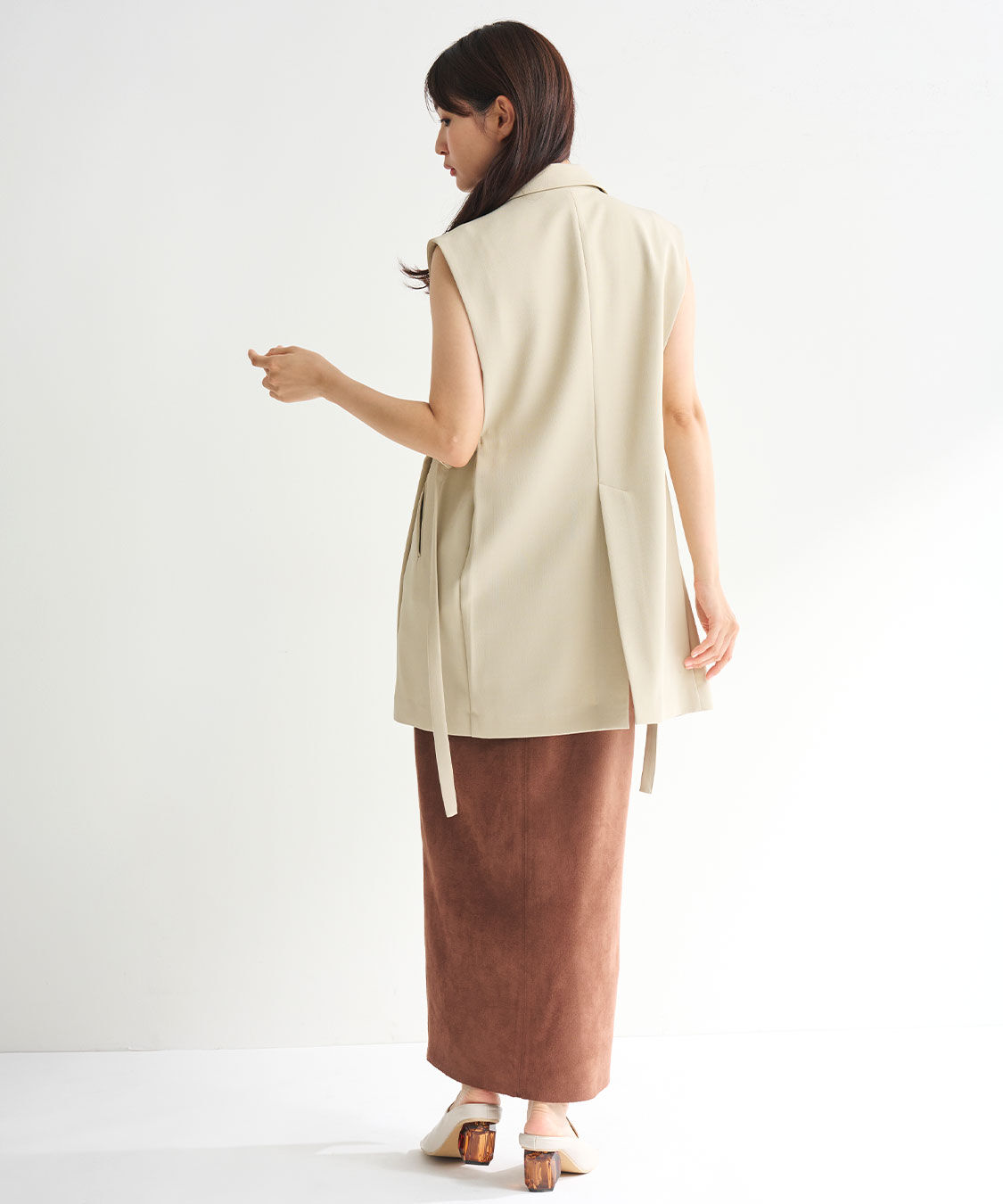 COCO DEAL「スエードタイトスカート」|スカート|