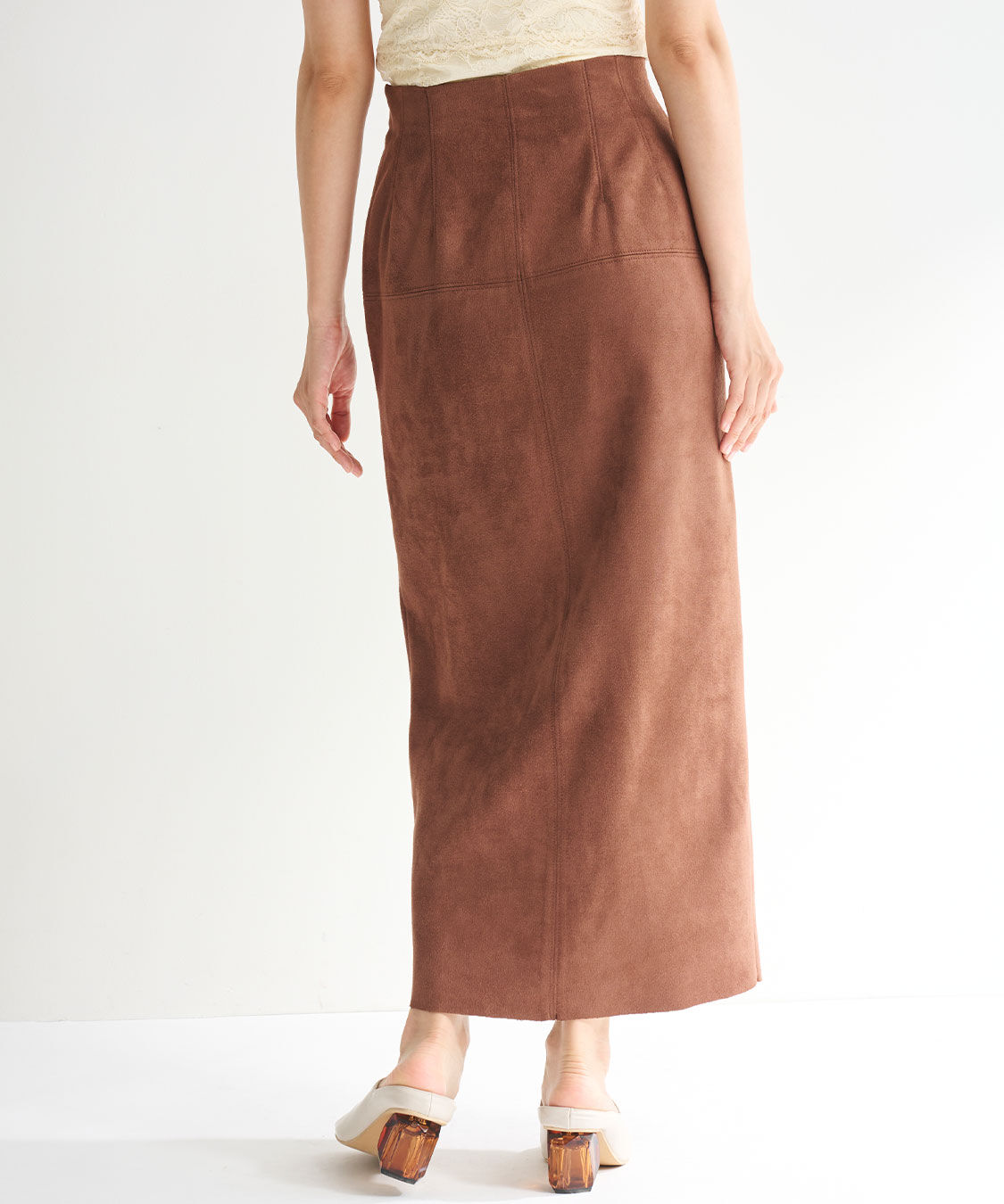 COCO DEAL「スエードタイトスカート」|スカート|