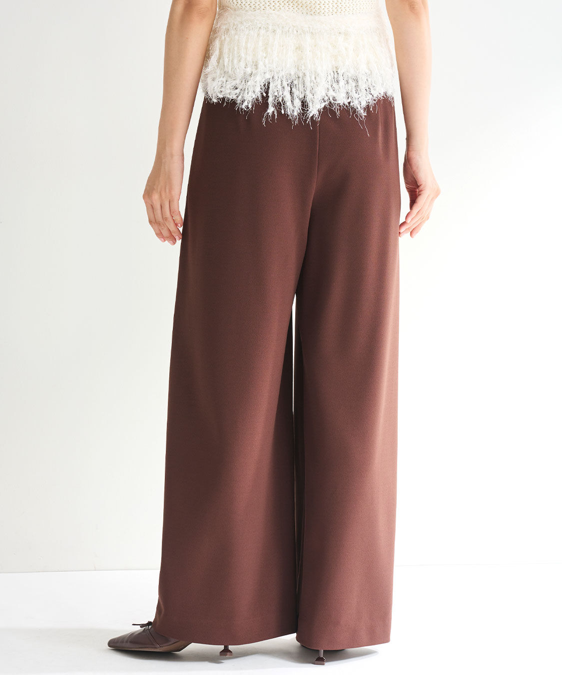 COCO DEAL「バレルレッグトラックパンツ」|スラックス|