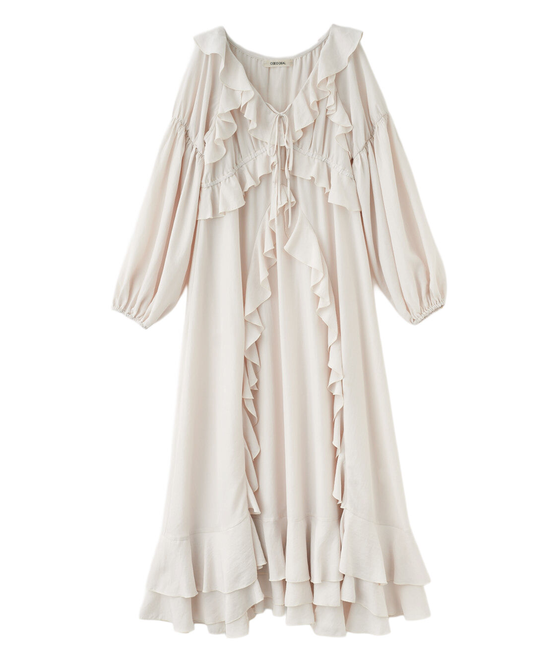 COCO DEAL「フリルロングワンピース」|ワンピース|
