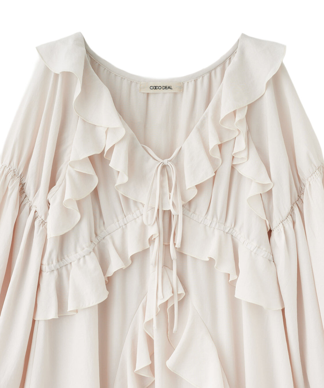 COCO DEAL「フリルロングワンピース」|ワンピース|