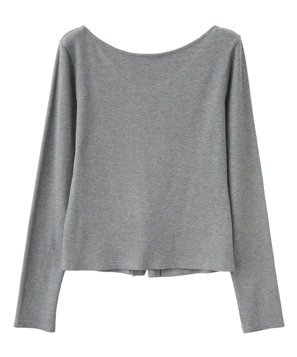 COCO DEAL「レースアップ前後2WAYリブトップス」|Tシャツ・カットソー|