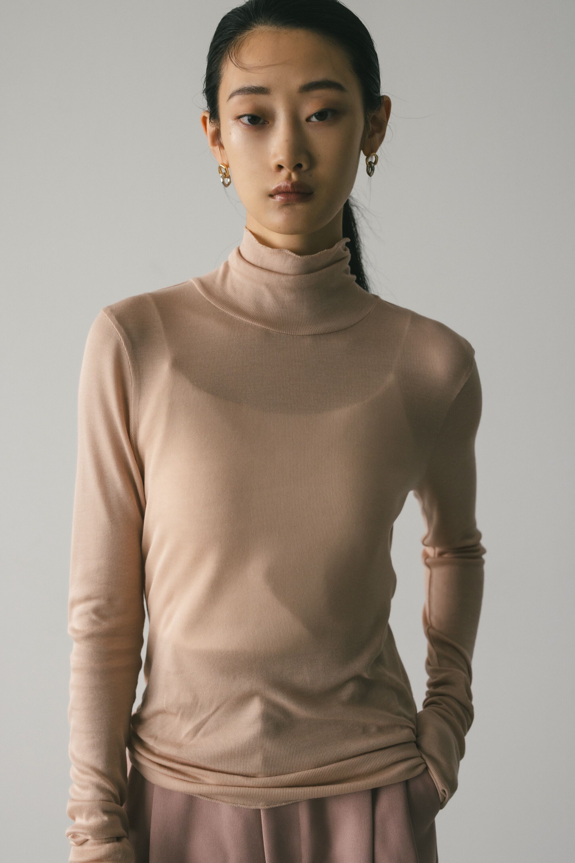 STYLEMIXER「ソフトスキンハイネックトップ」|Tシャツ・カットソー|