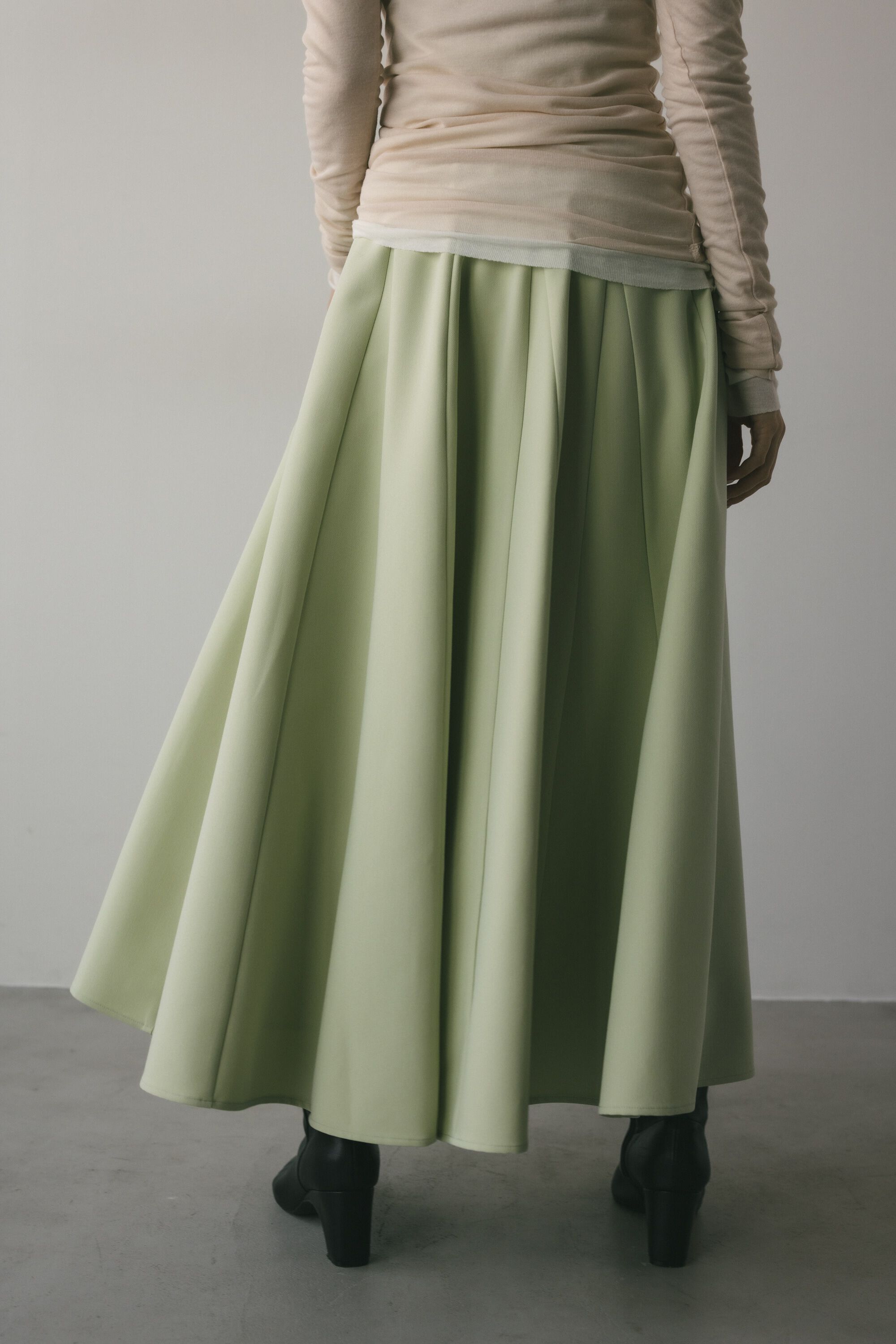 STYLEMIXER「ハイウエストパネルフレアスカート」|スカート|