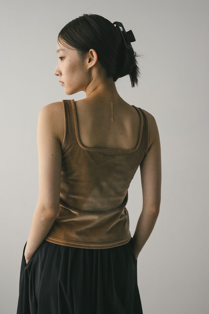 STYLEMIXER「ベロアタンクトップ」|タンクトップ|