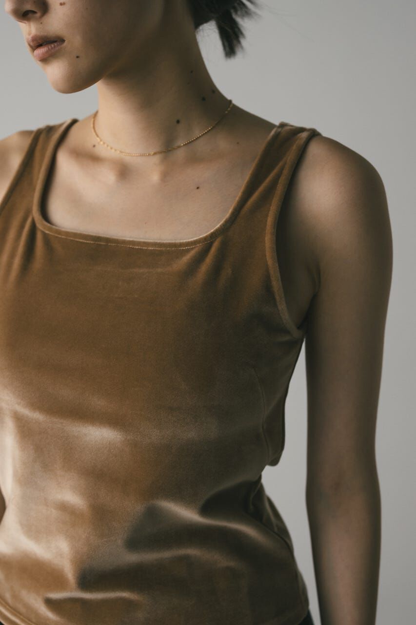 STYLEMIXER「ベロアタンクトップ」|タンクトップ|