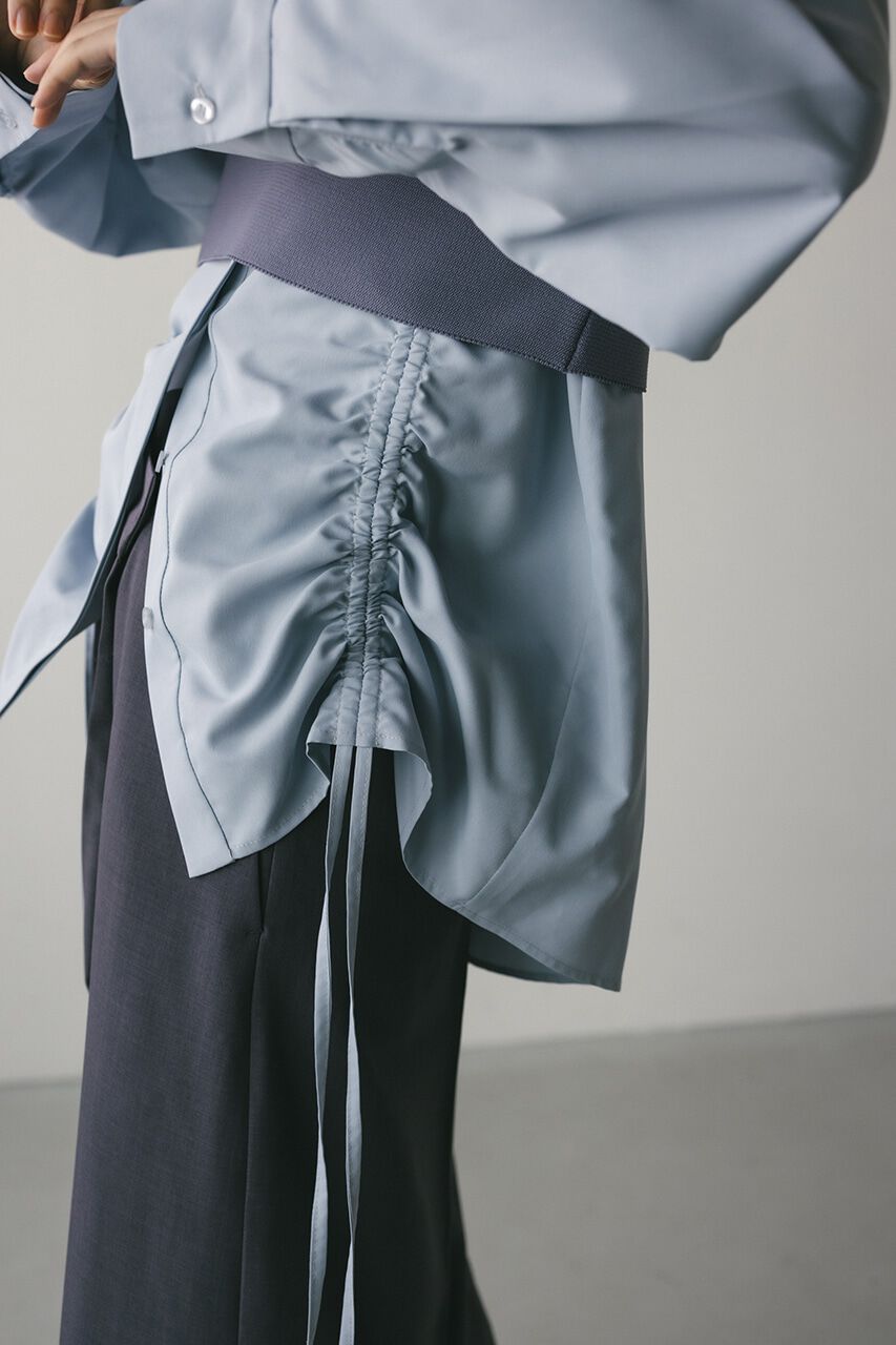 STYLEMIXER「ベストセットギャザーシャツ」|シャツ・ブラウス|