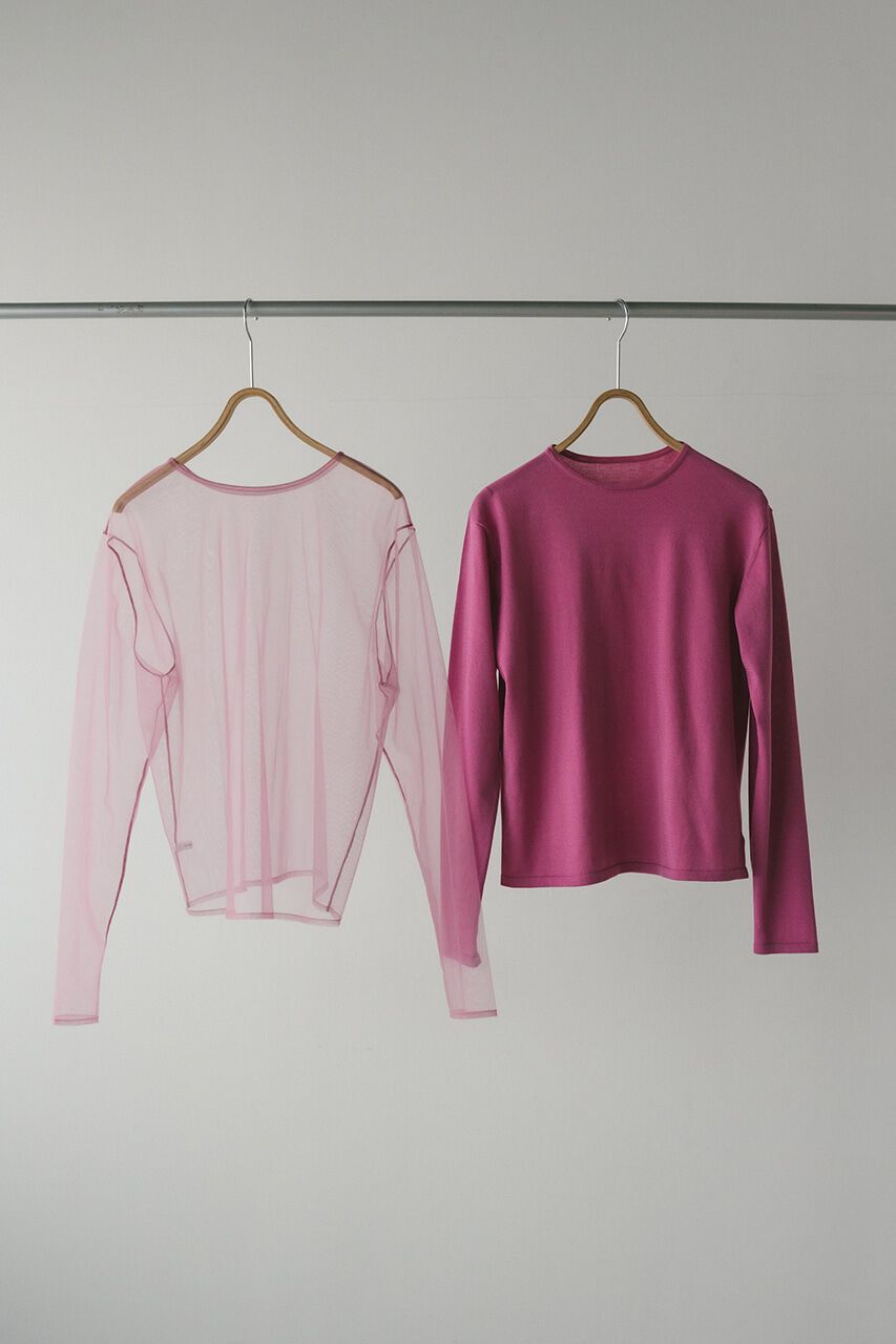 STYLEMIXER「2ピースシアーレイヤードニット」|ニット・セーター|