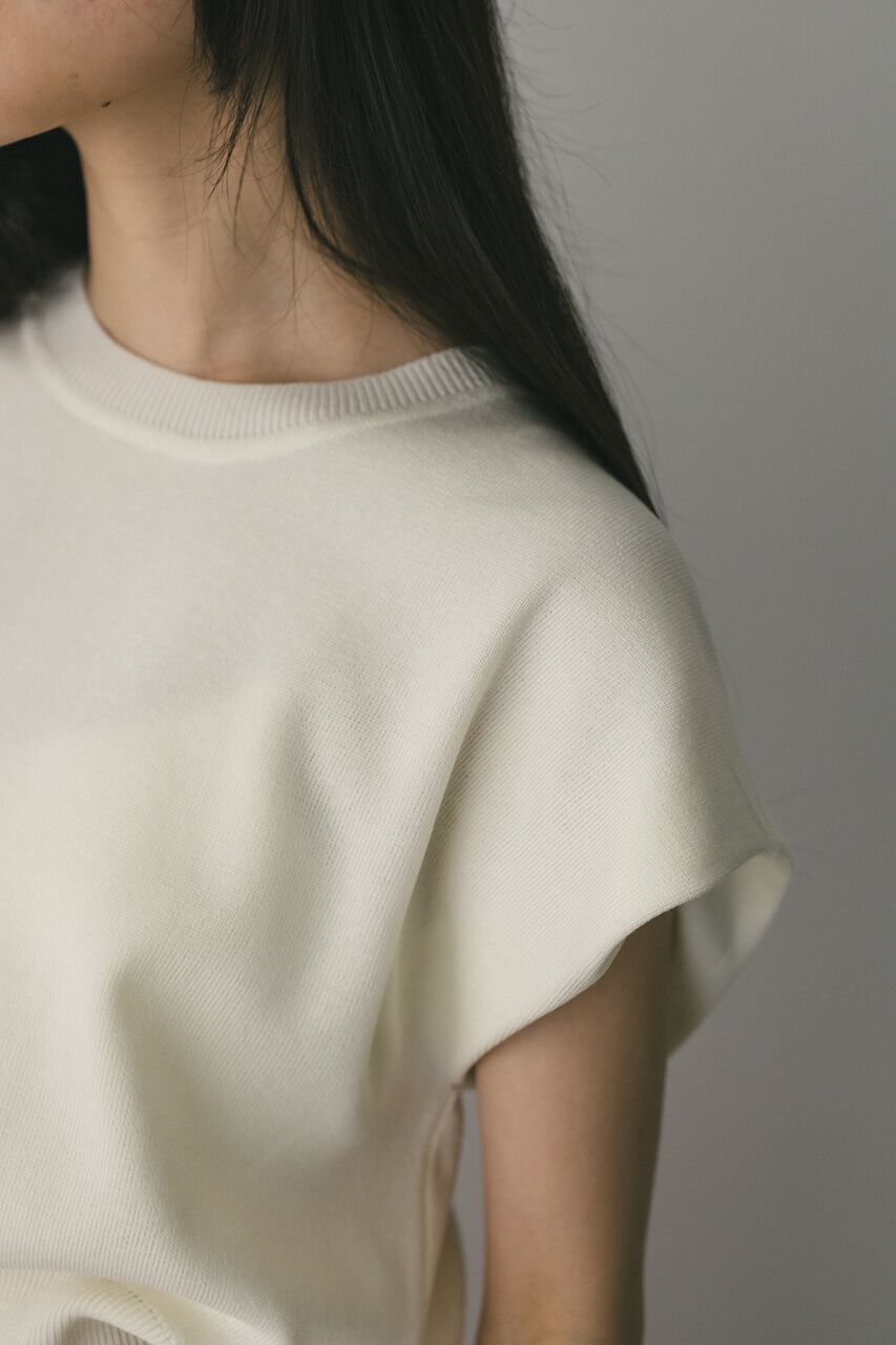 STYLEMIXER「ショルダータックショートニット」|タンクトップ|