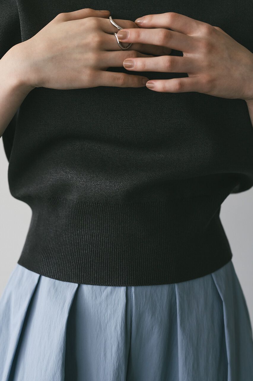 STYLEMIXER「ショルダータックショートニット」|タンクトップ|