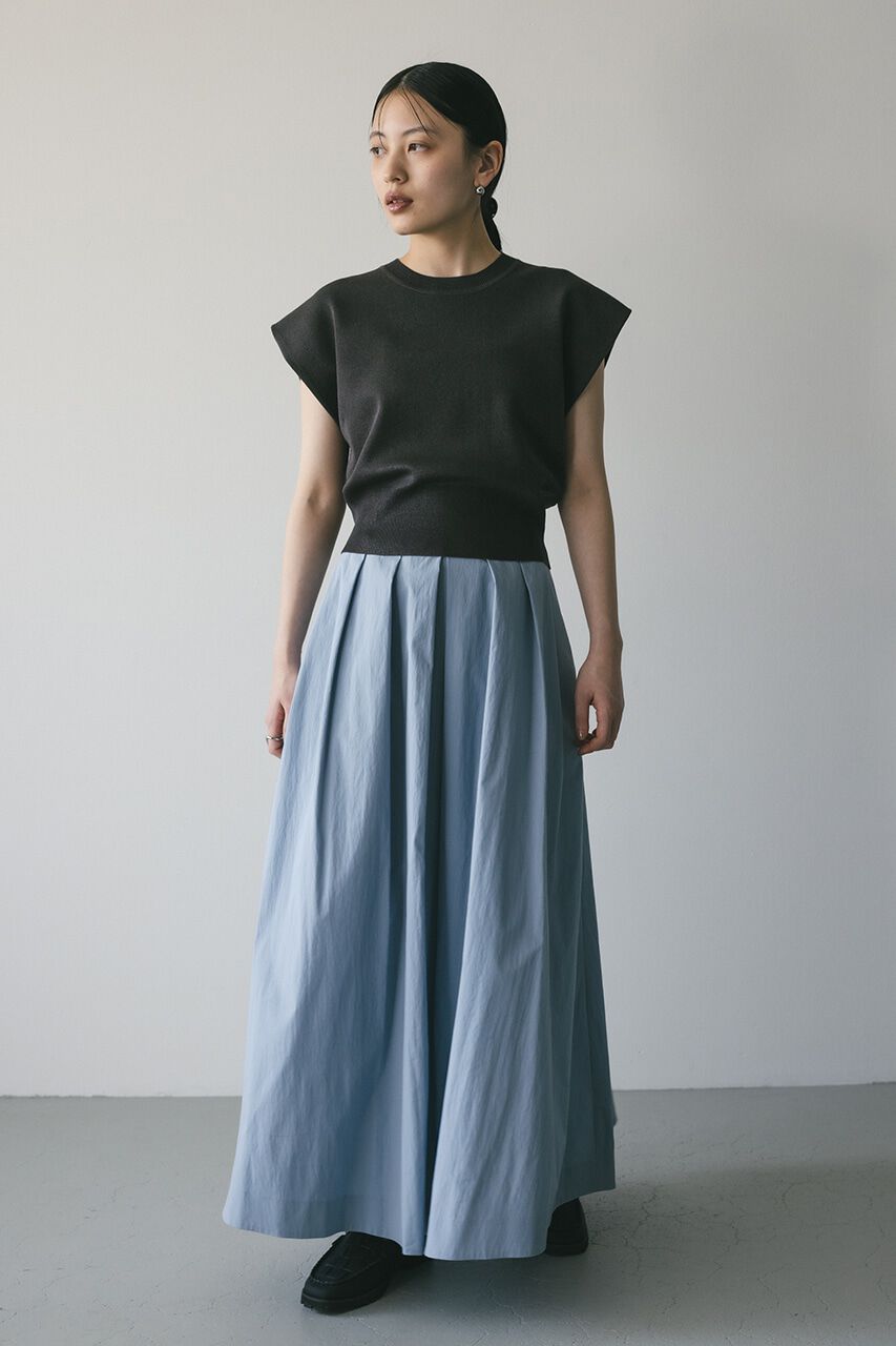 STYLEMIXER「ショルダータックショートニット」|タンクトップ|