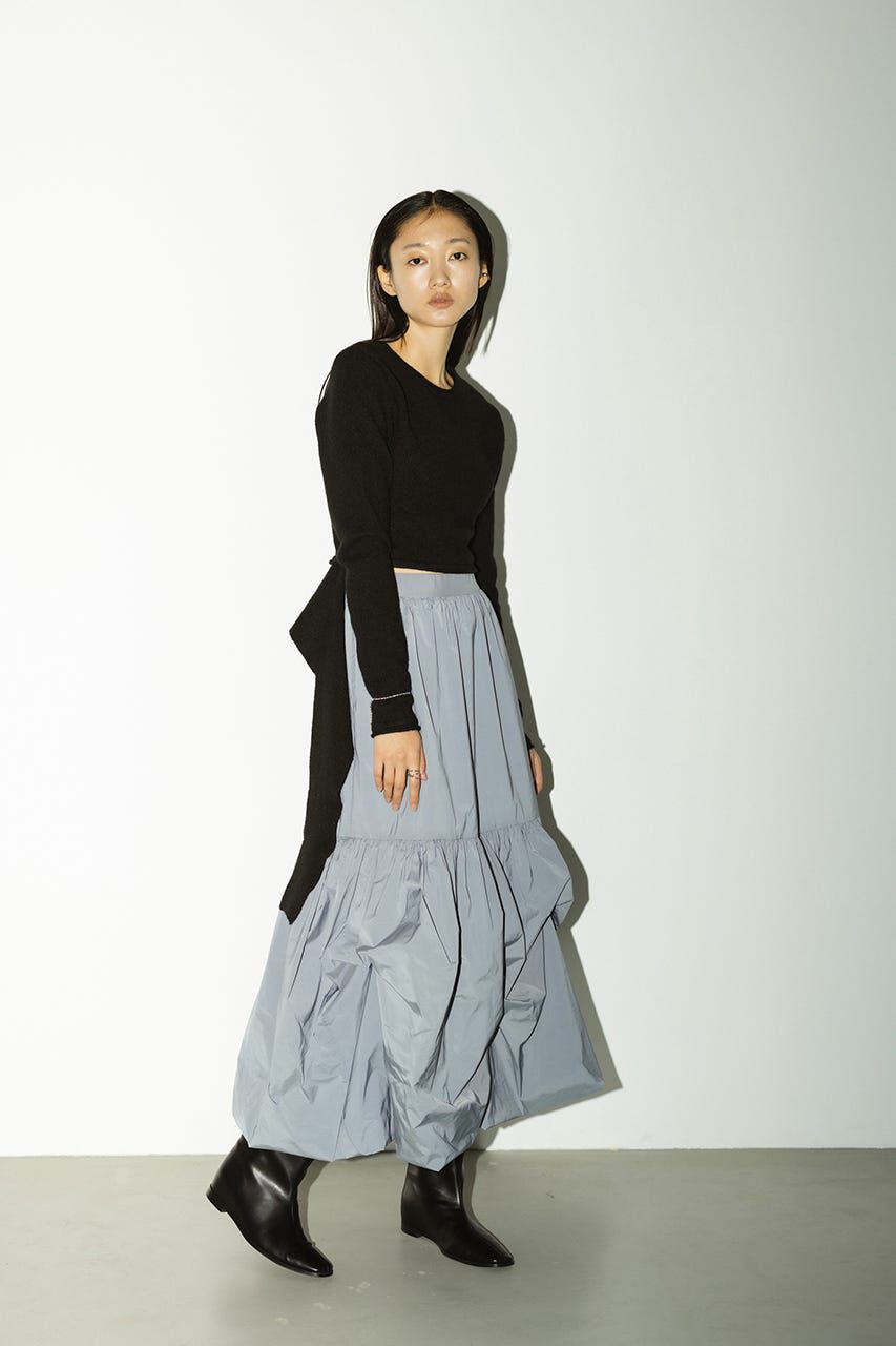 STYLEMIXER「ヘムタックバルーンスカート」|スカート|BLU