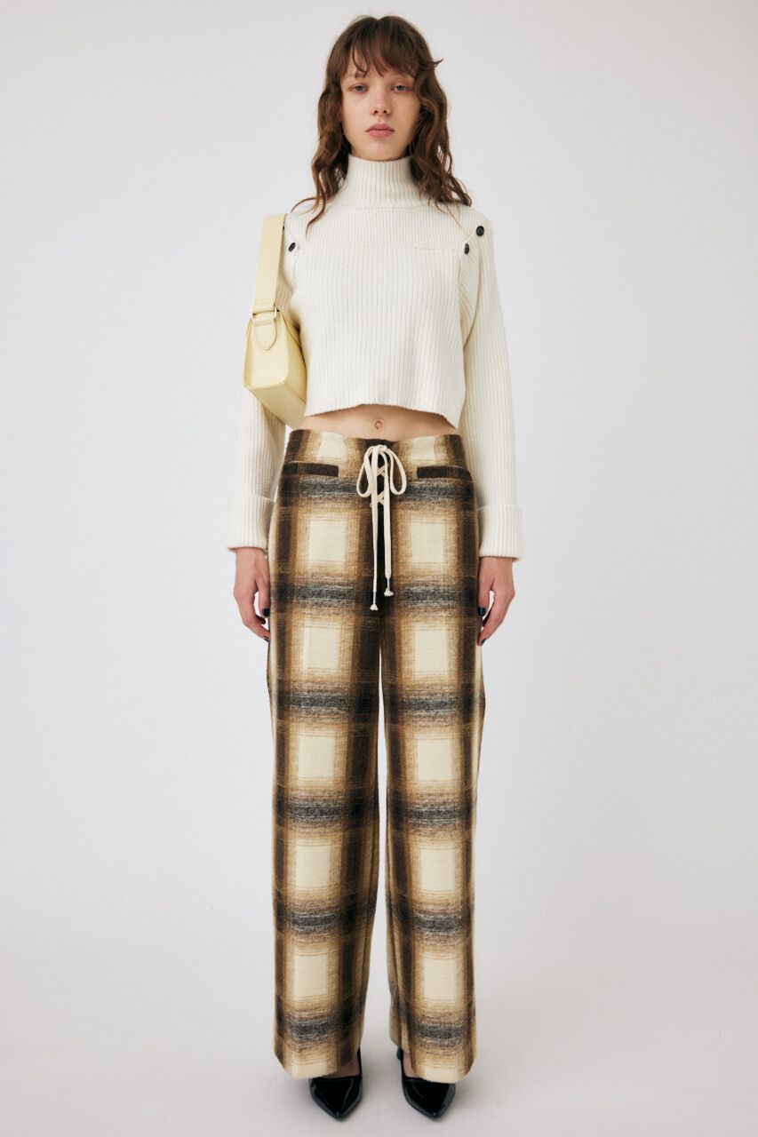 MOUSSY「LAYERED LIKE オープンショルダーニット」|ニット・セーター|