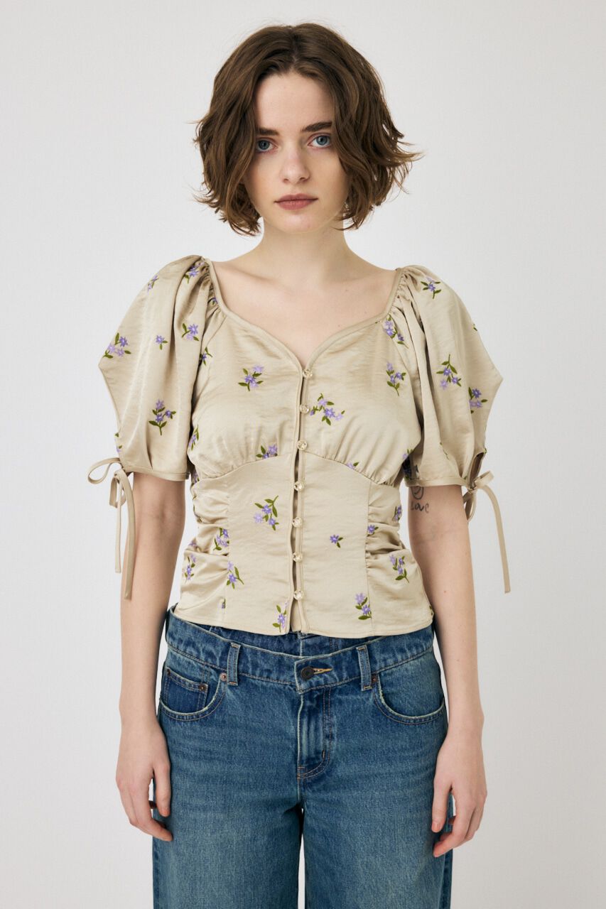 MOUSSY「BUTTERFLY SLEEVE ブラウス」|シャツ・ブラウス|