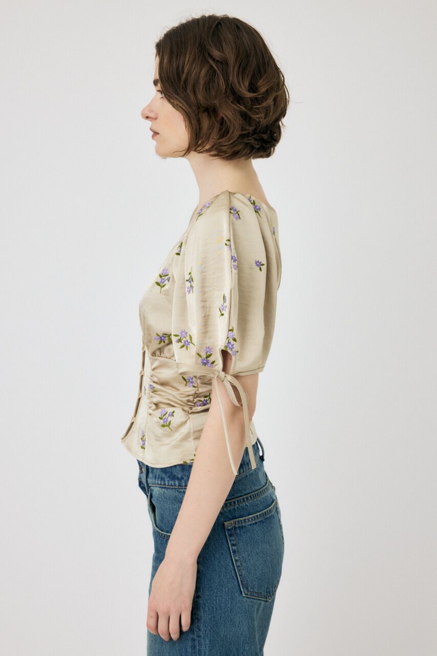 MOUSSY「BUTTERFLY SLEEVE ブラウス」|シャツ・ブラウス|