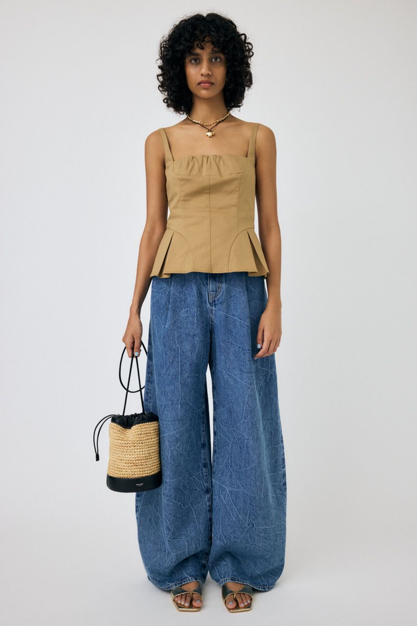 MOUSSY「FLARE CAMI ビスチェ」|キャミソール|