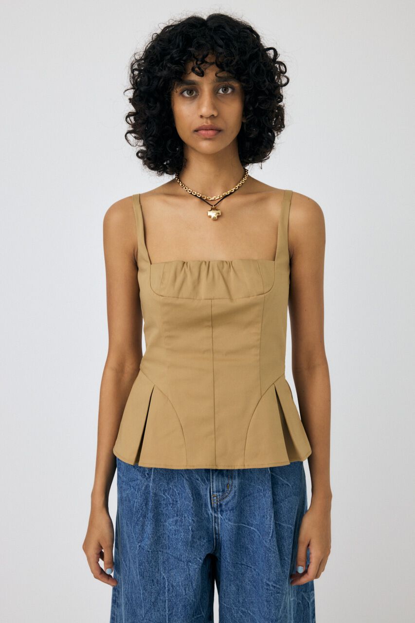 MOUSSY「FLARE CAMI ビスチェ」|キャミソール|