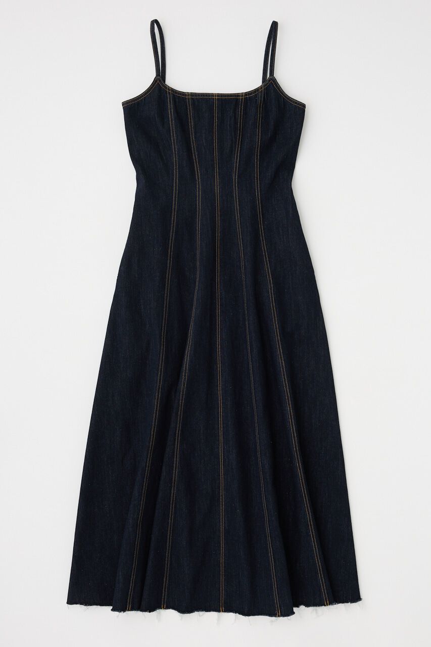 MOUSSY「DENIM A LINE キャミドレス」|ワンピース|