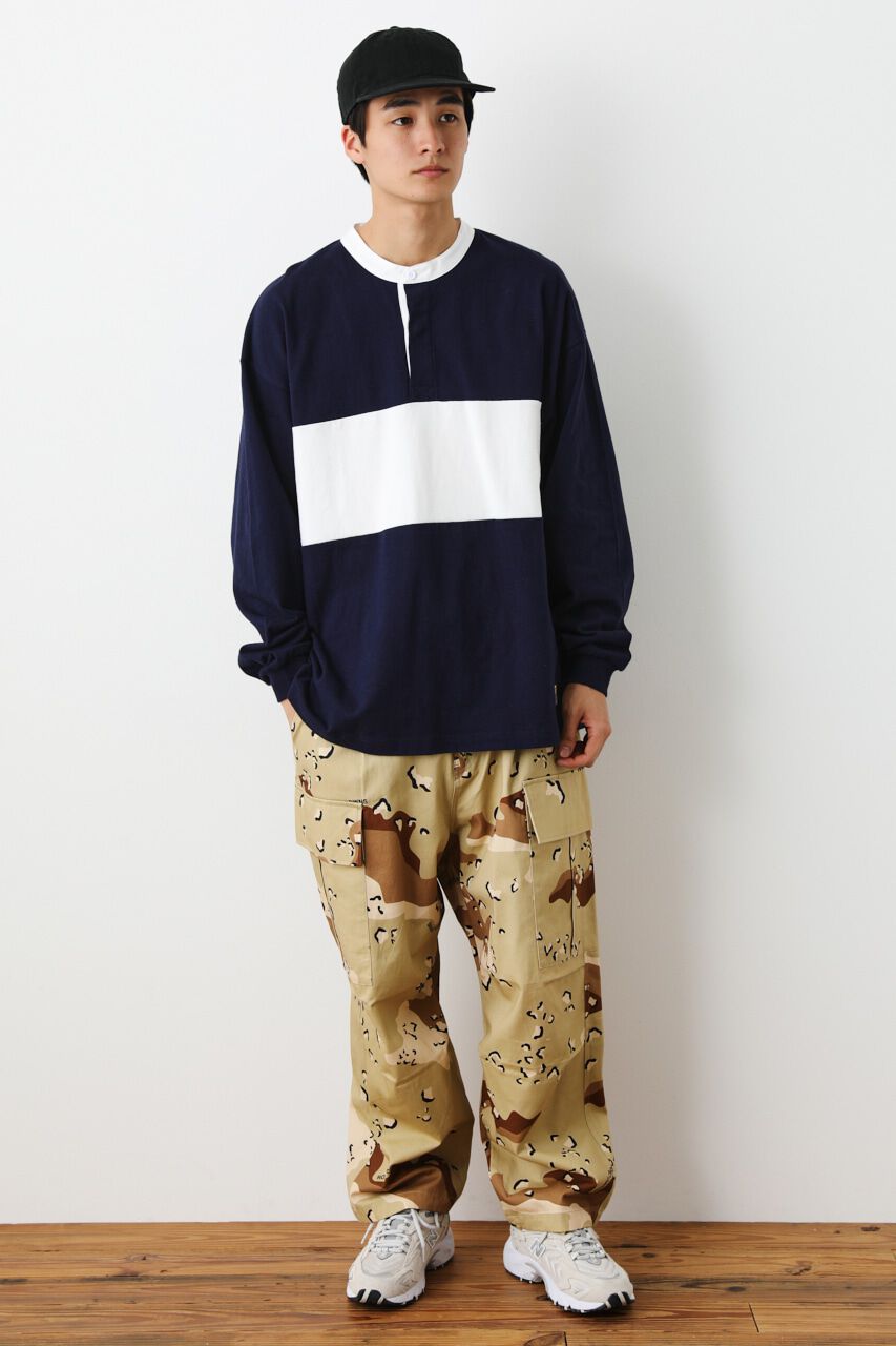 RODEO CROWNS「バンドカラーラガーシャツ」|Tシャツ・カットソー|