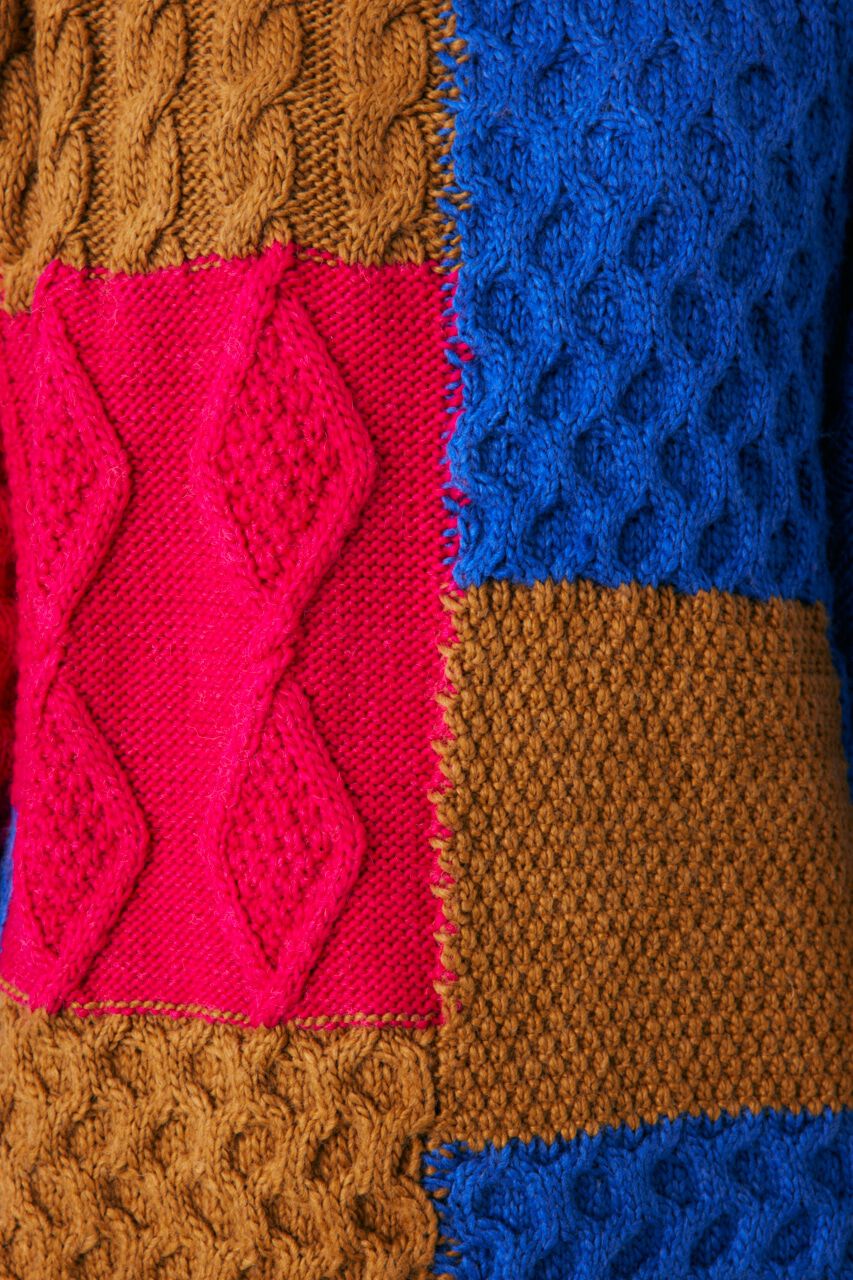 RODEO CROWNS「カスタムケーブルニットトップス」|ニット・セーター|