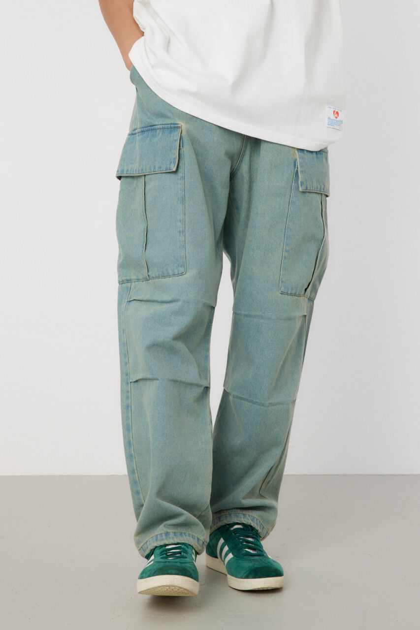 RODEO CROWNS「v/w  cargo denim」|デニム|L/BLU1